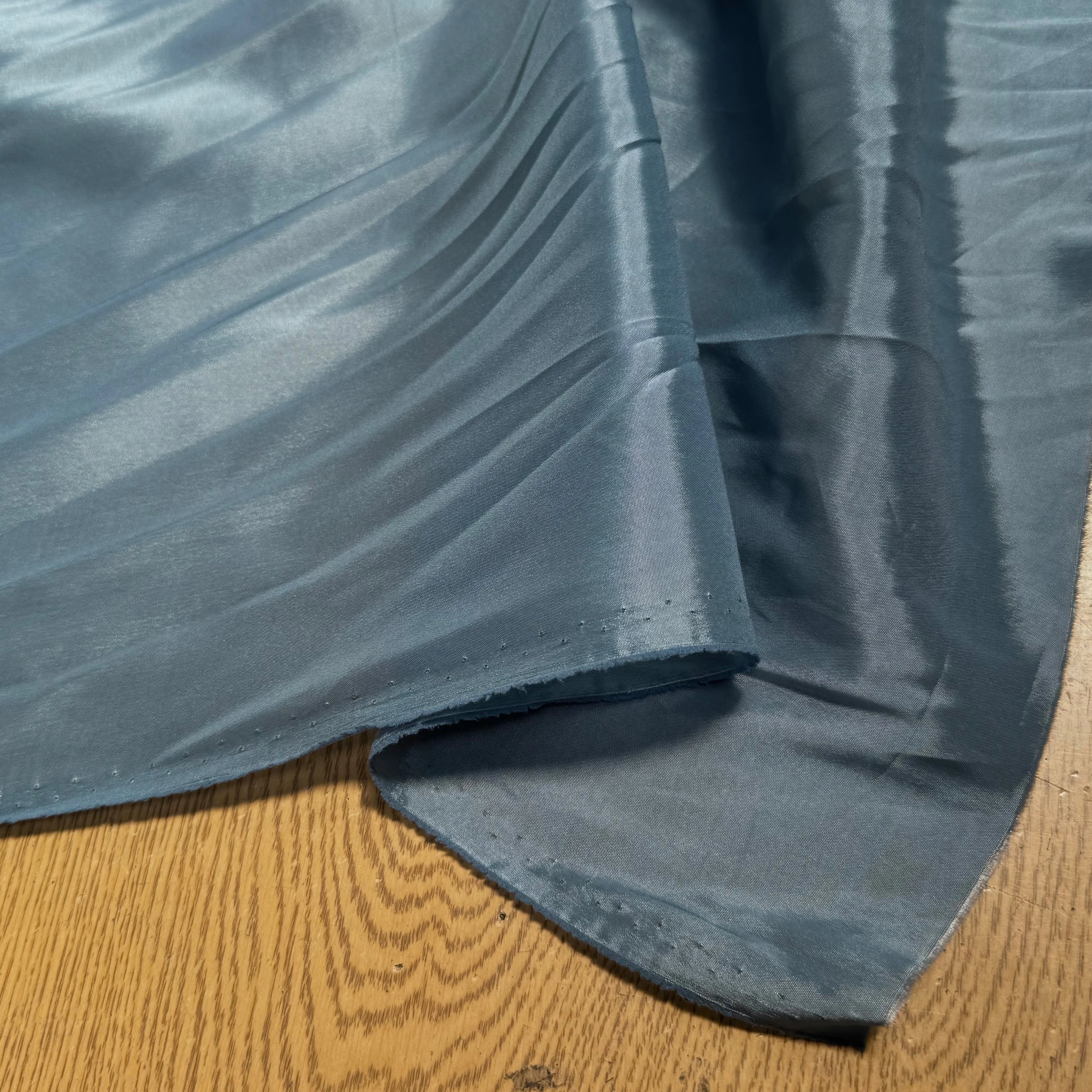 DOUBLURE SATINÉE STRETCH BLEU GRIS - My Little Coupon