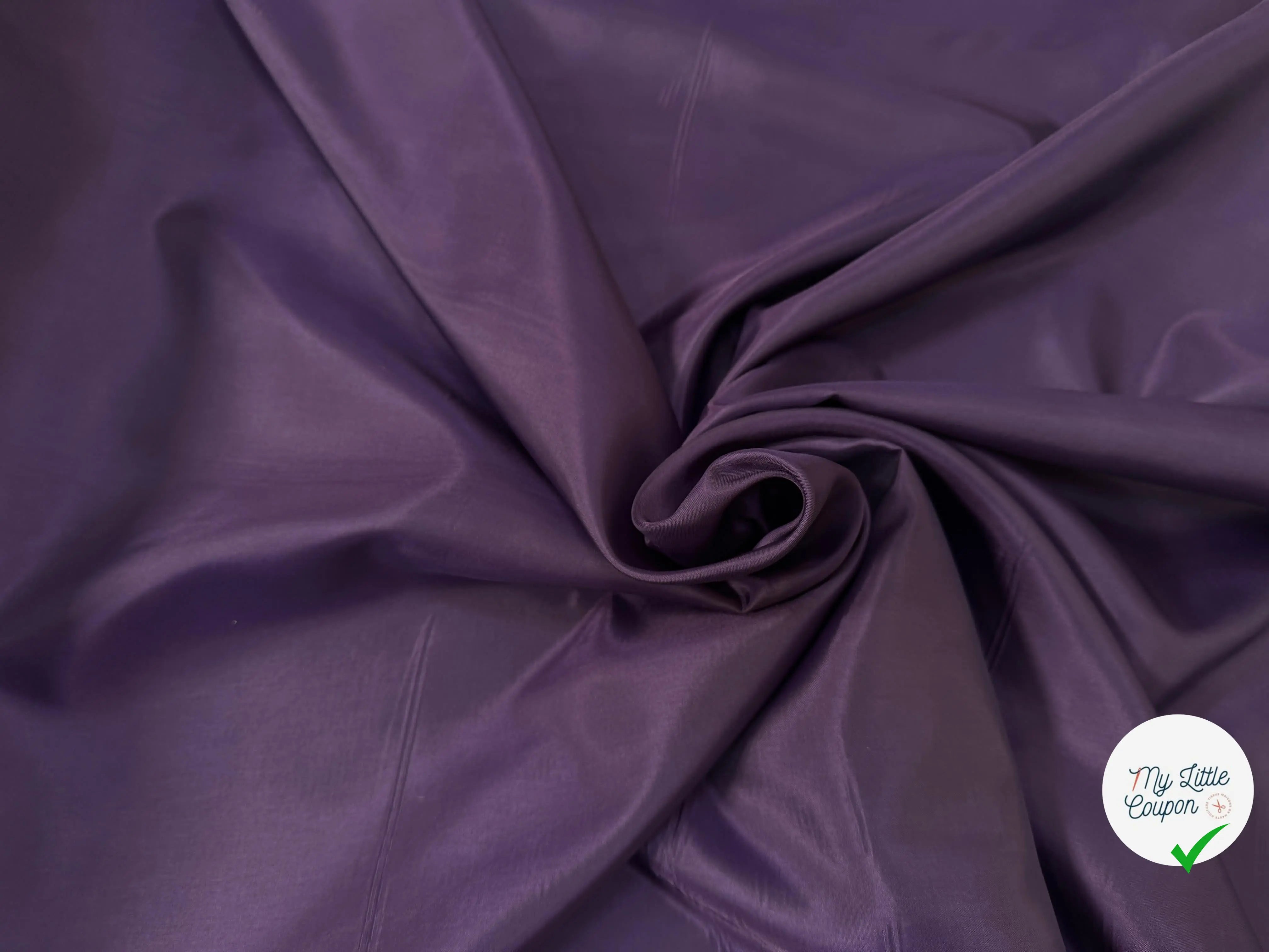 DOUBLURE TAFFETAS ACETATE VIOLET - My Little Coupon