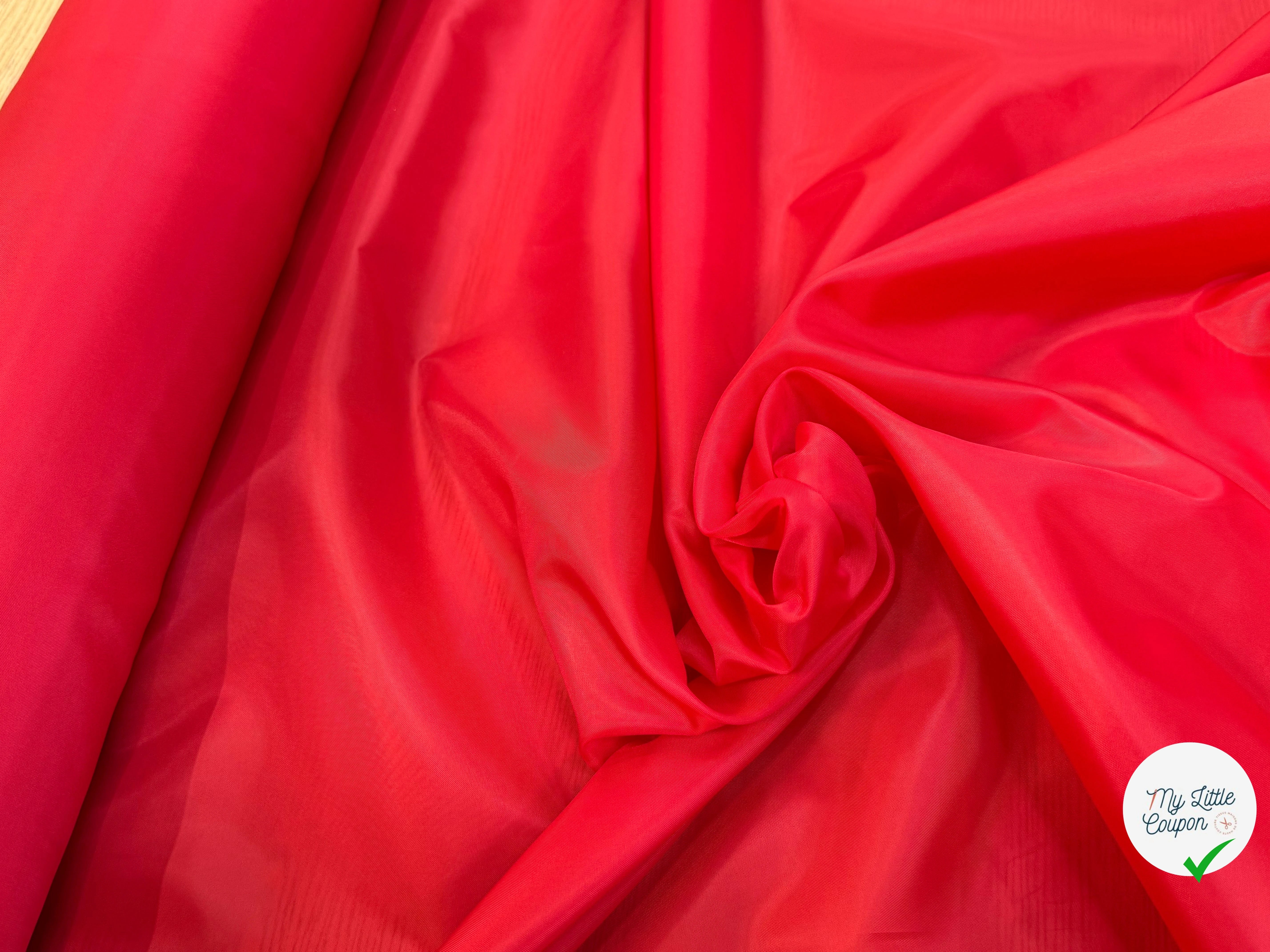 DOUBLURE TAFFETAS ROUGE 90 - My Little Coupon
