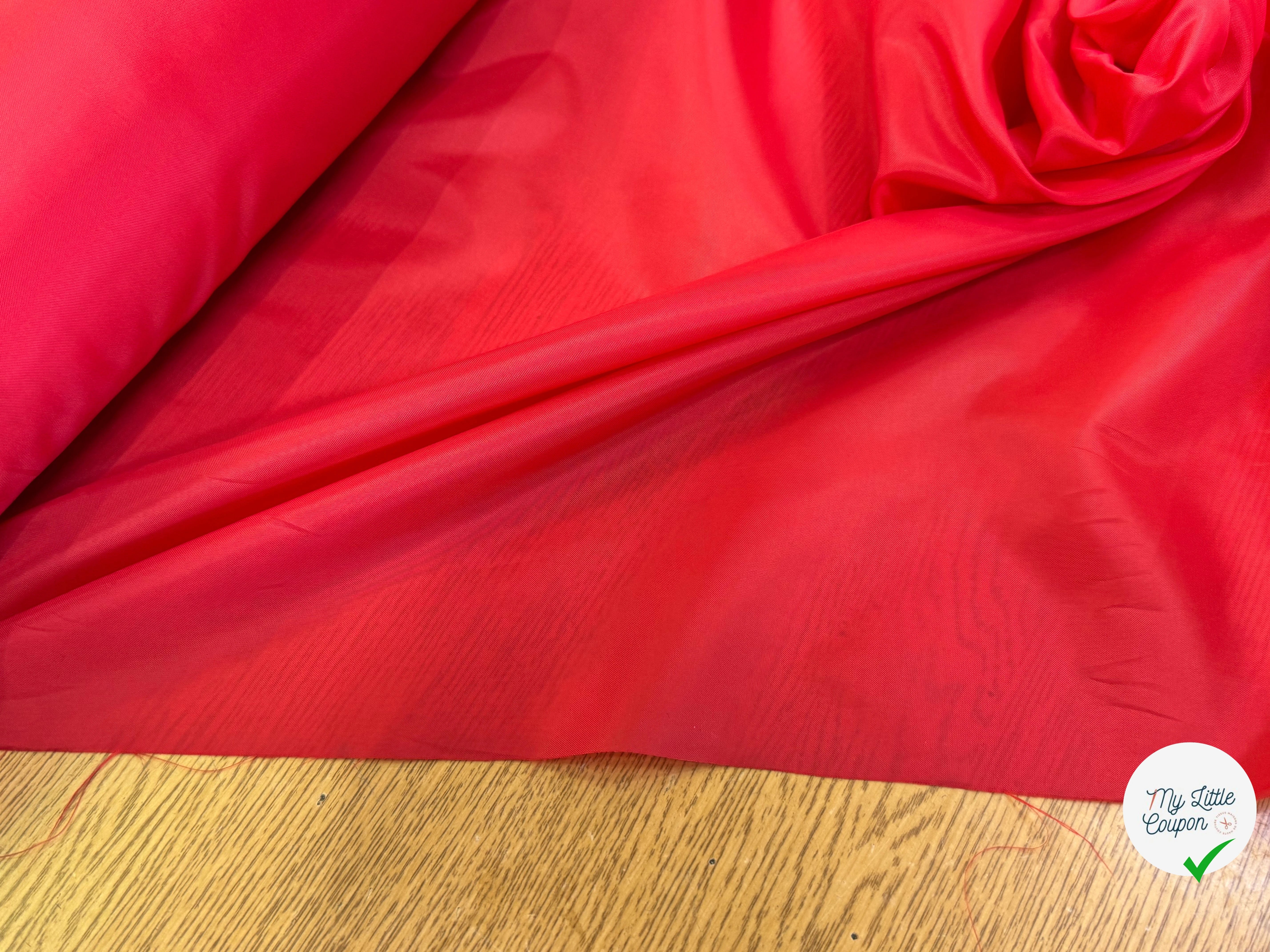 DOUBLURE TAFFETAS ROUGE 90 - My Little Coupon