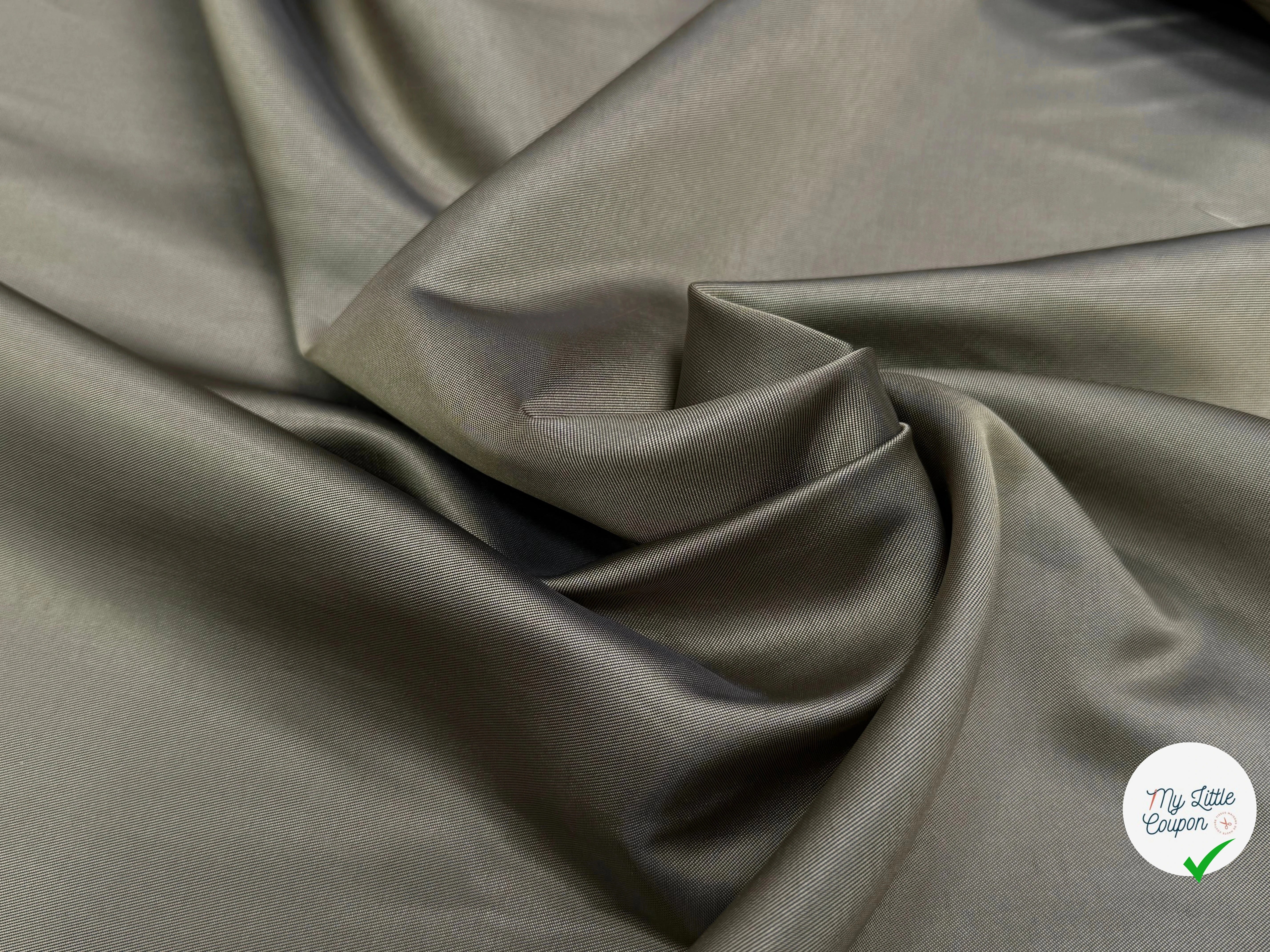 DOUBLURE VISCOSE ACETATE BEIGE OR 51% VISCOSE ÉFFET CHANGEANT - My Little Coupon