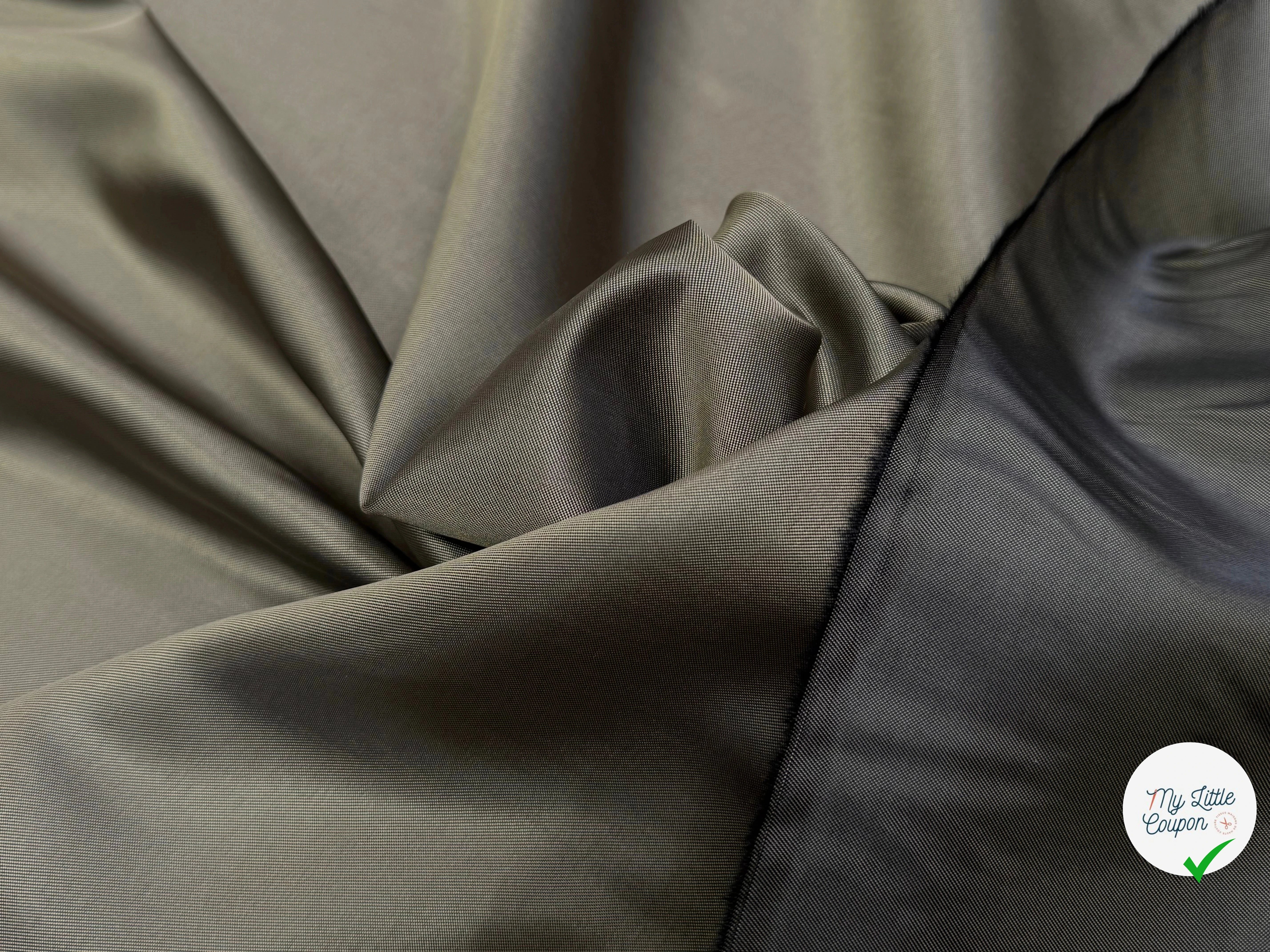 DOUBLURE VISCOSE ACETATE BEIGE OR 51% VISCOSE ÉFFET CHANGEANT - My Little Coupon