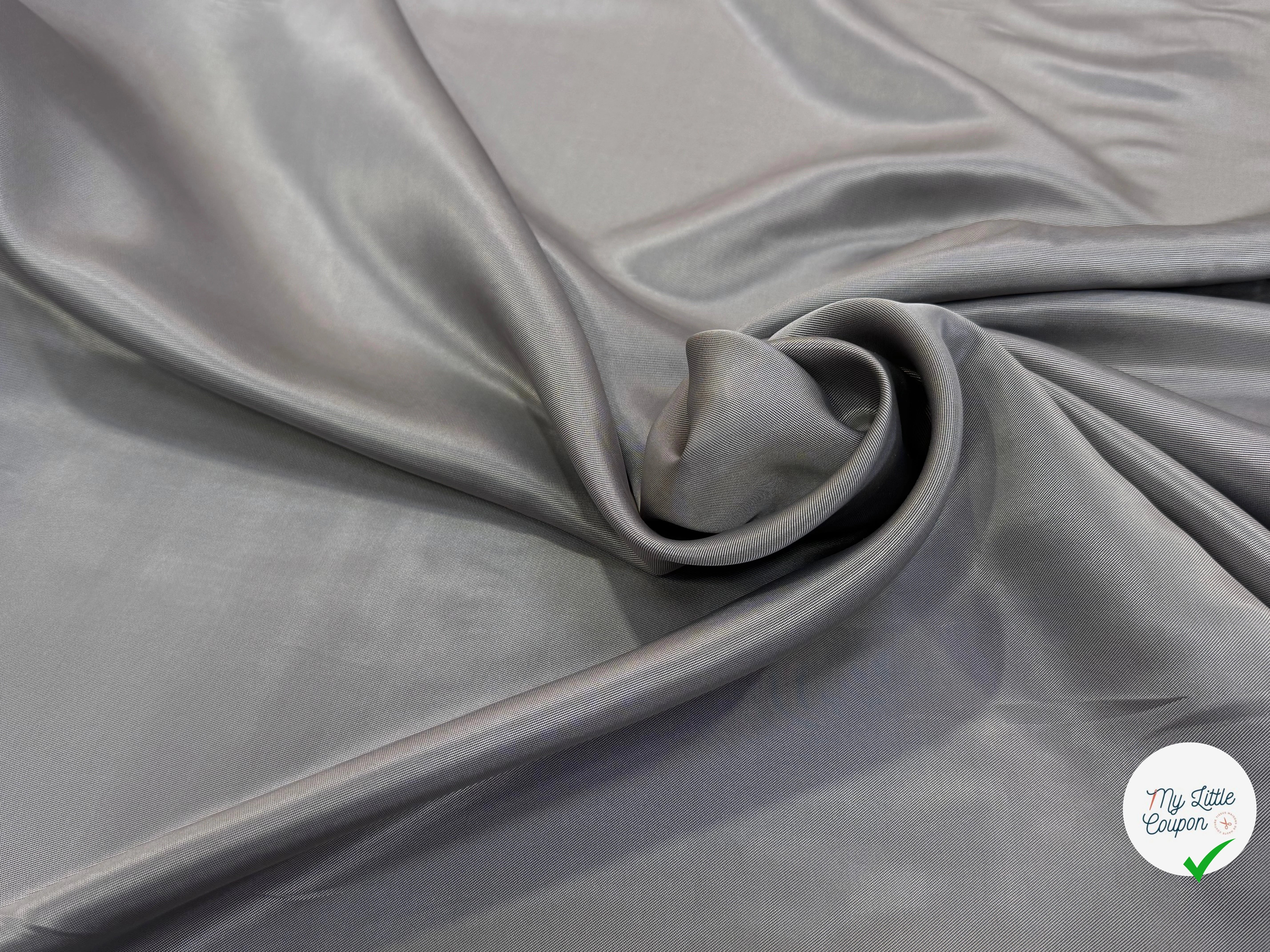 DOUBLURE VISCOSE ACETATE CAFFÉ LATÉ 49% VISCOSE - My Little Coupon