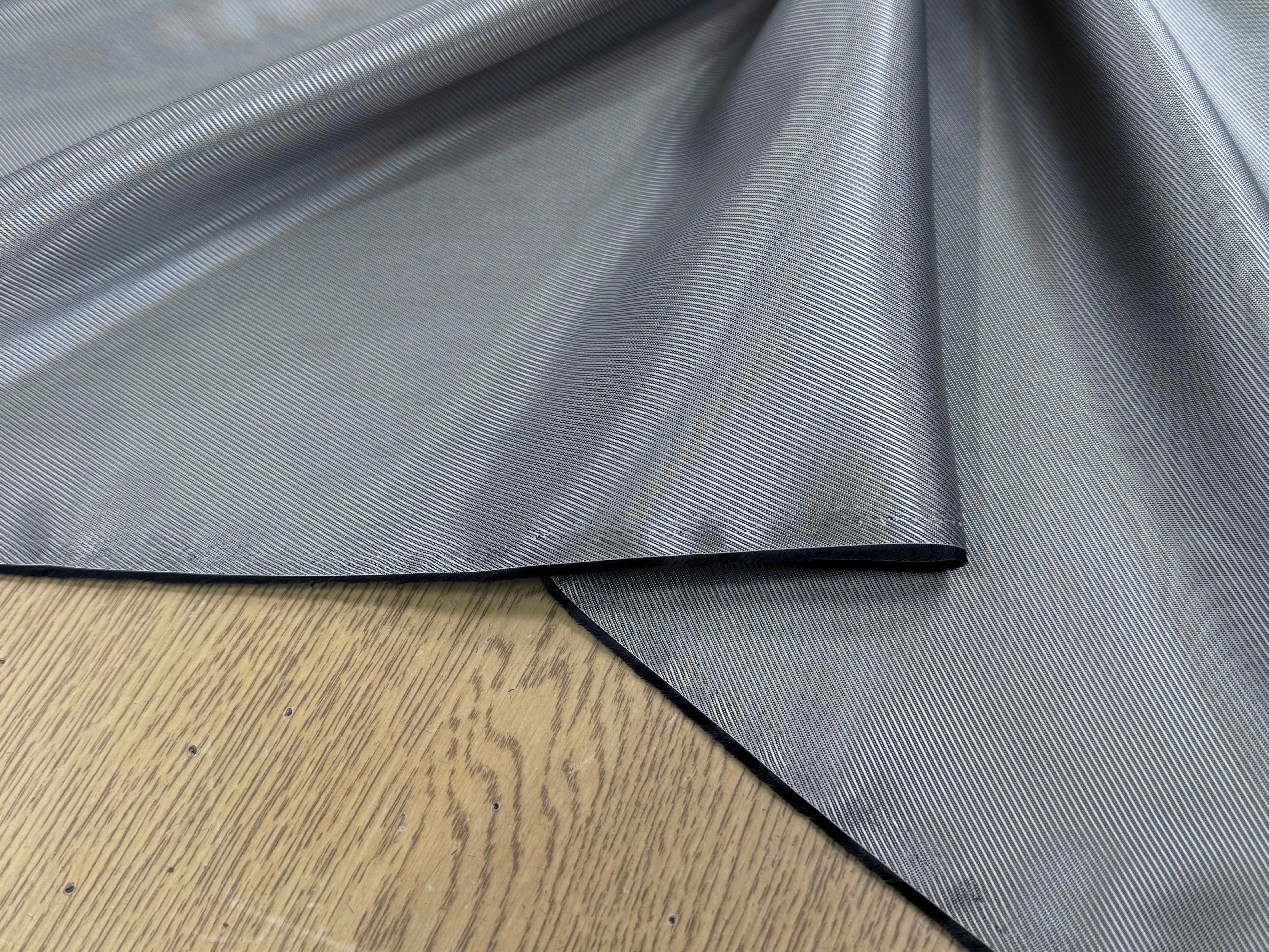 DOUBLURE VISCOSE DRILL GRIS ARGENTÉ - My Little Coupon