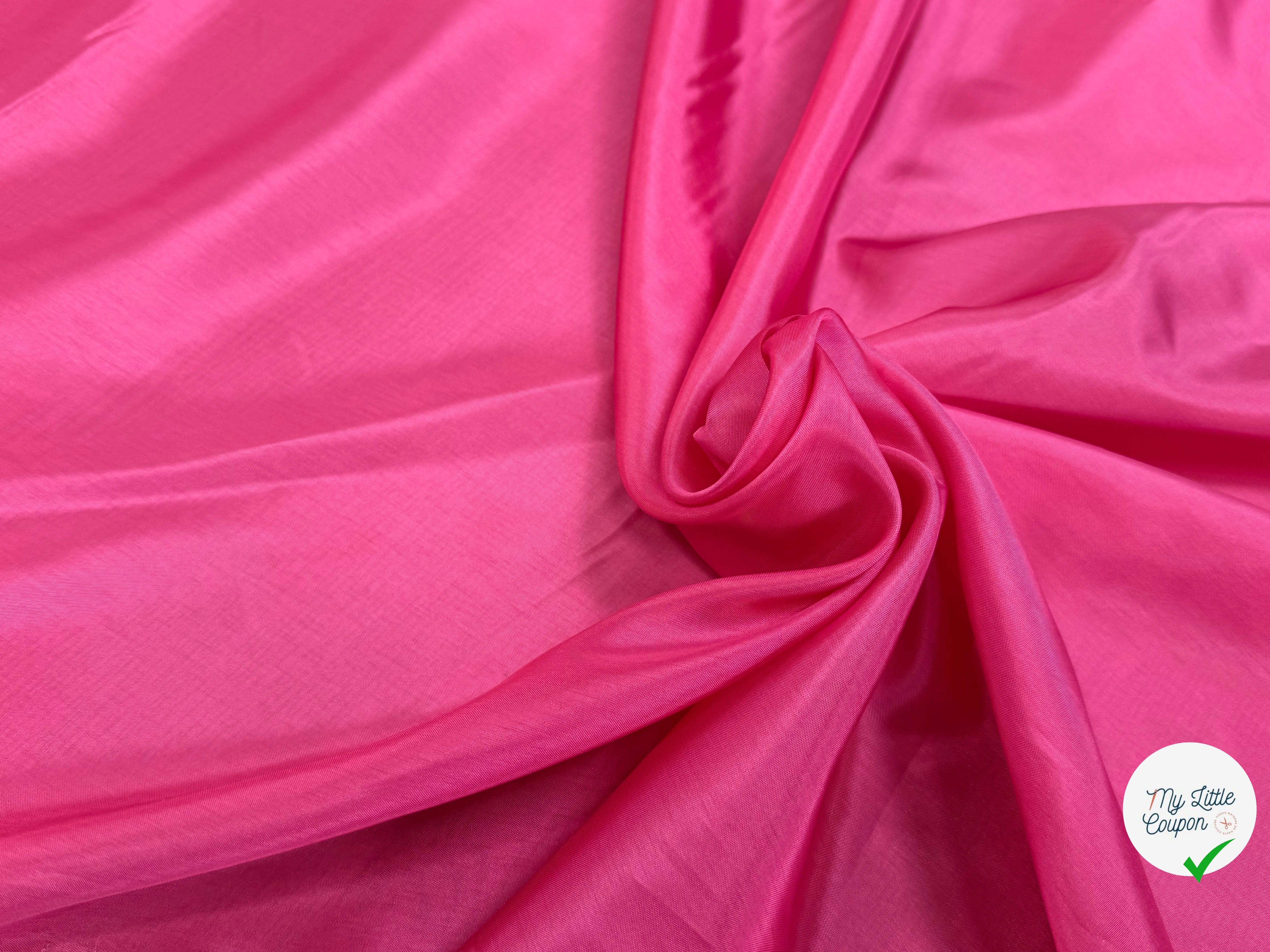 DOUBLURE VISCOSE FINE ET FROIDE ROSE - My Little Coupon