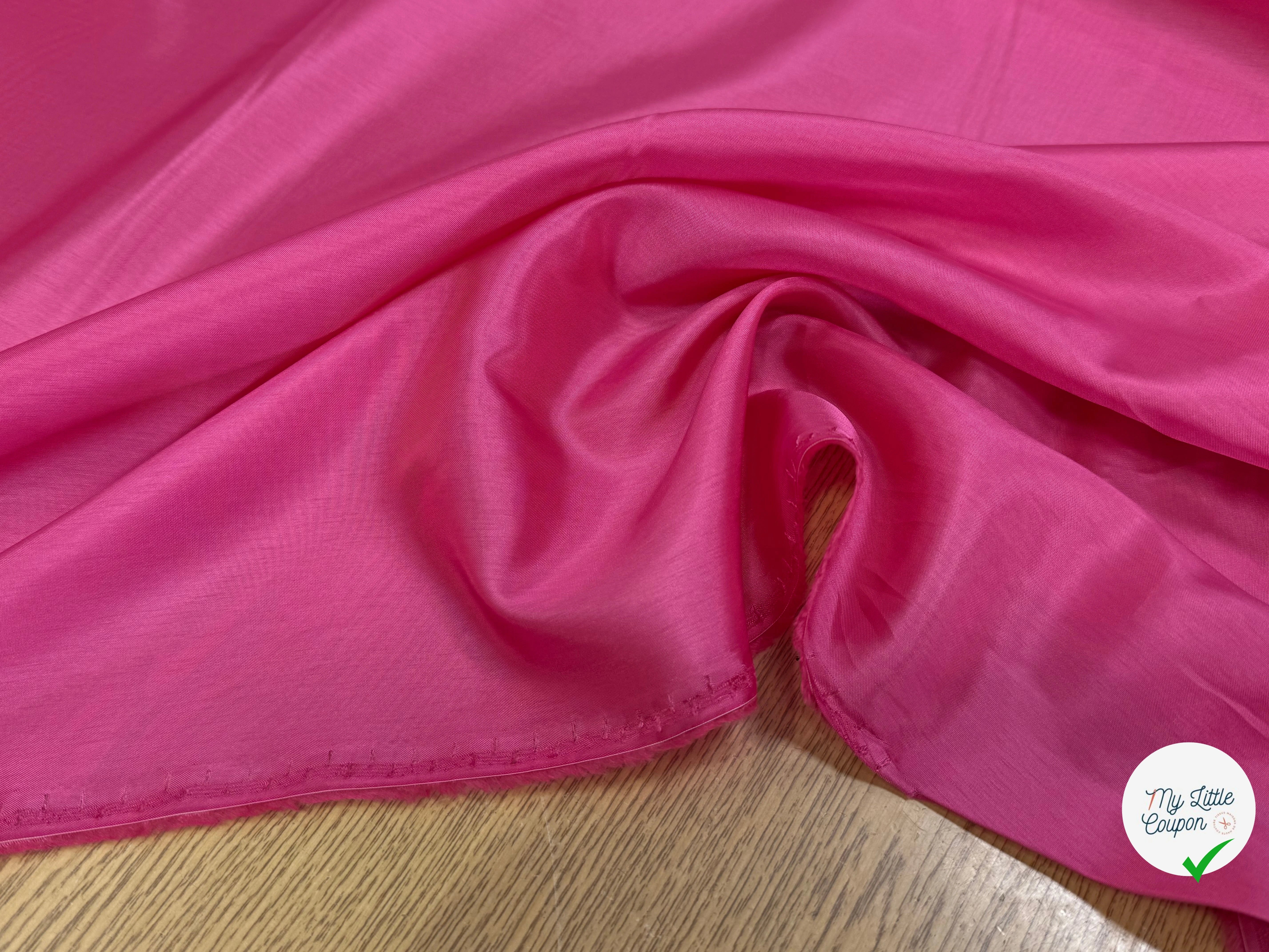 DOUBLURE VISCOSE FINE ET FROIDE ROSE - My Little Coupon