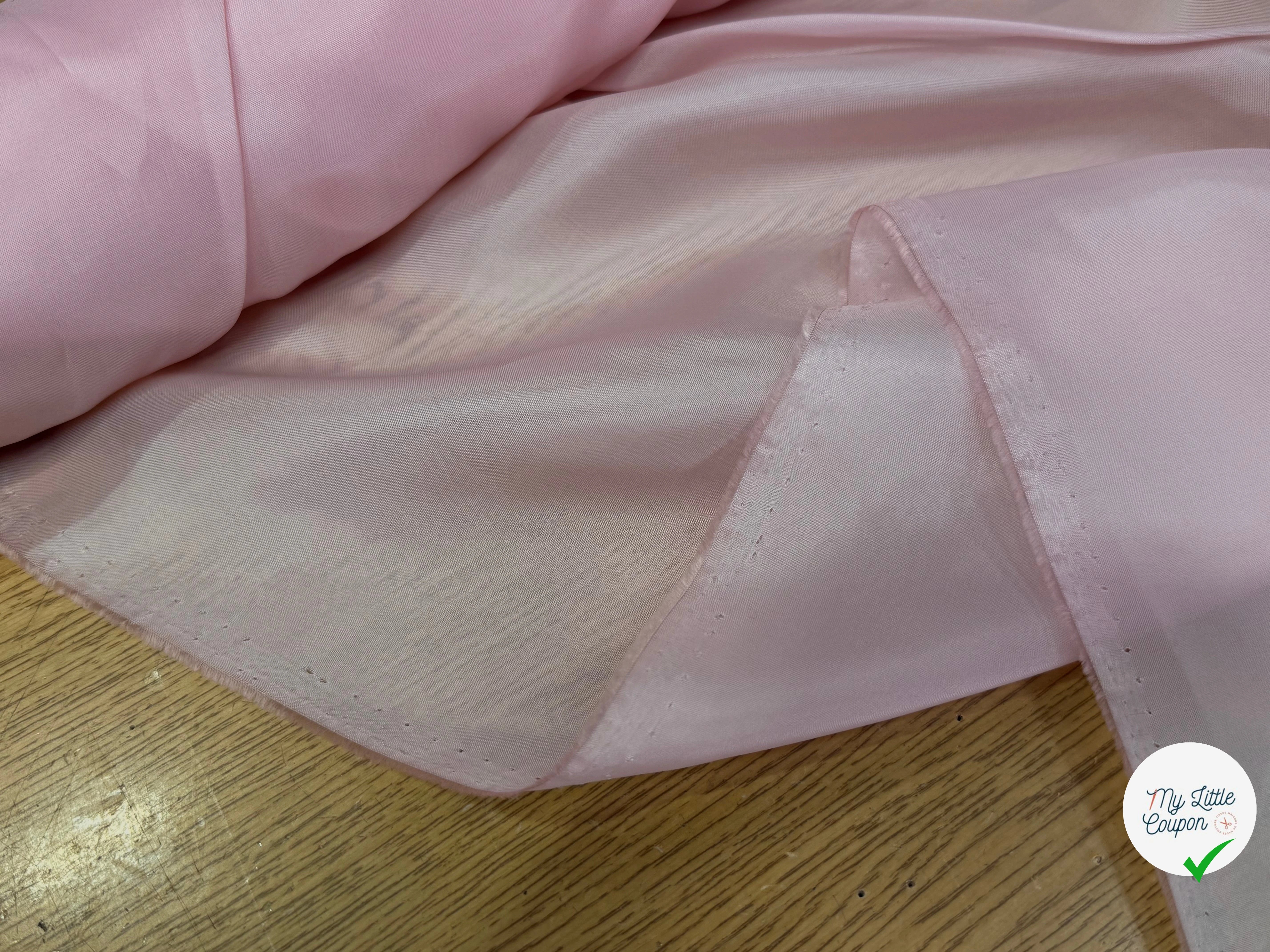 DOUBLURE VISCOSE FINE ROSE PALE - My Little Coupon
