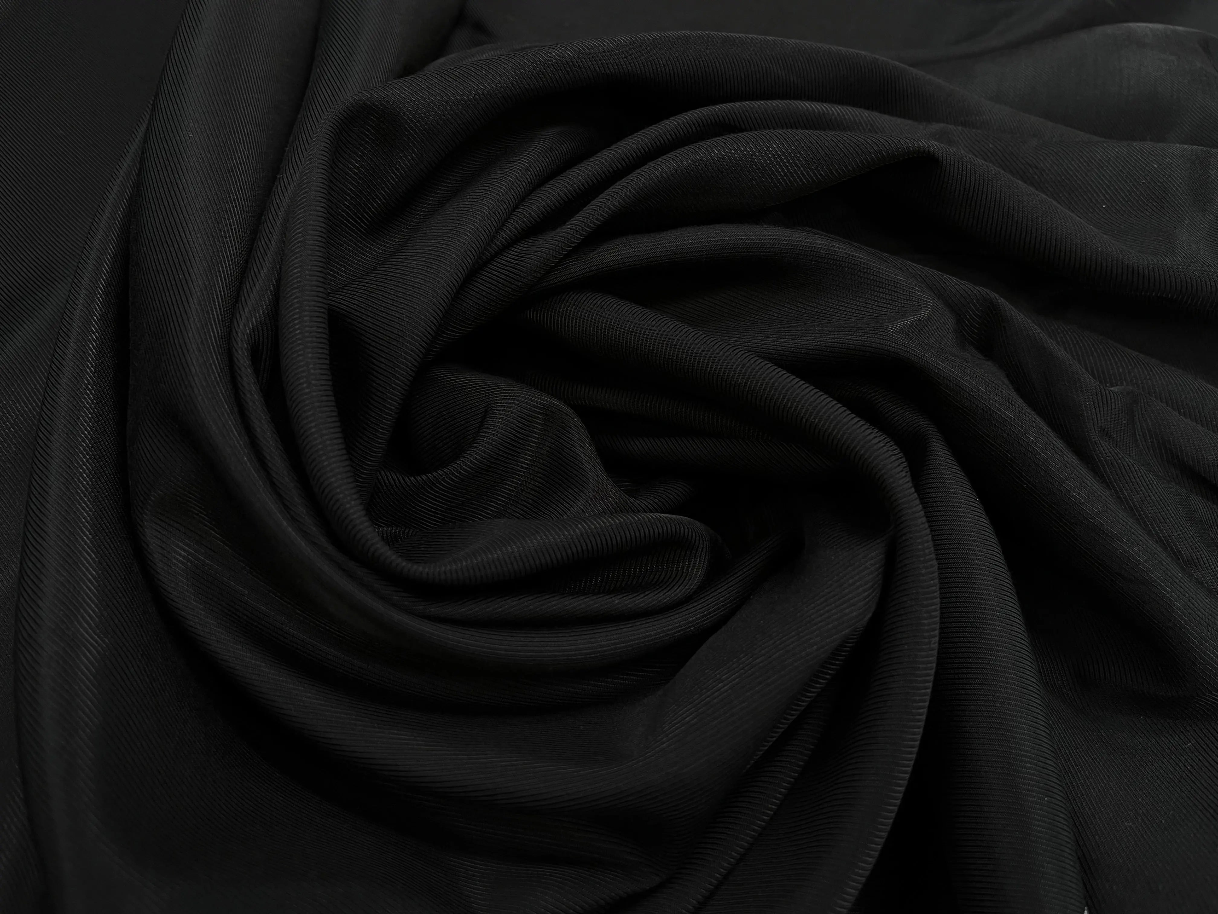 DOUBLURE VISCOSE SERGÉE UNI NOIR - My Little Coupon