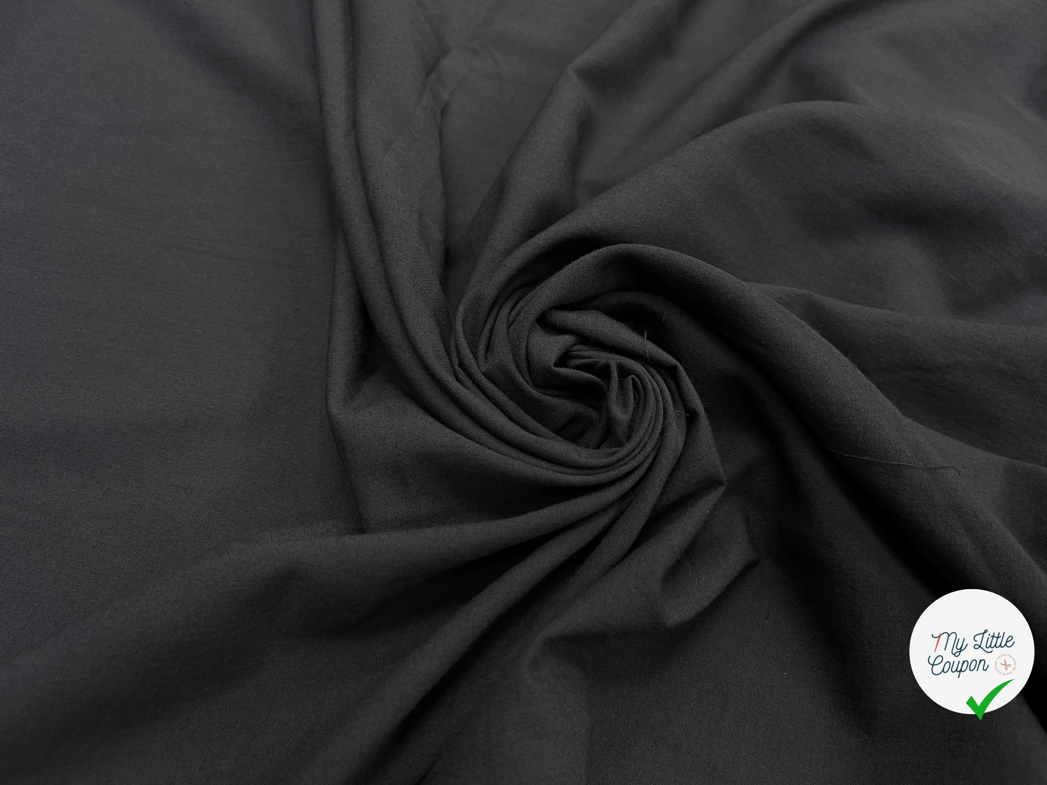 DOUBURE VOILE COTON GRIS SOURIS - My Little Coupon