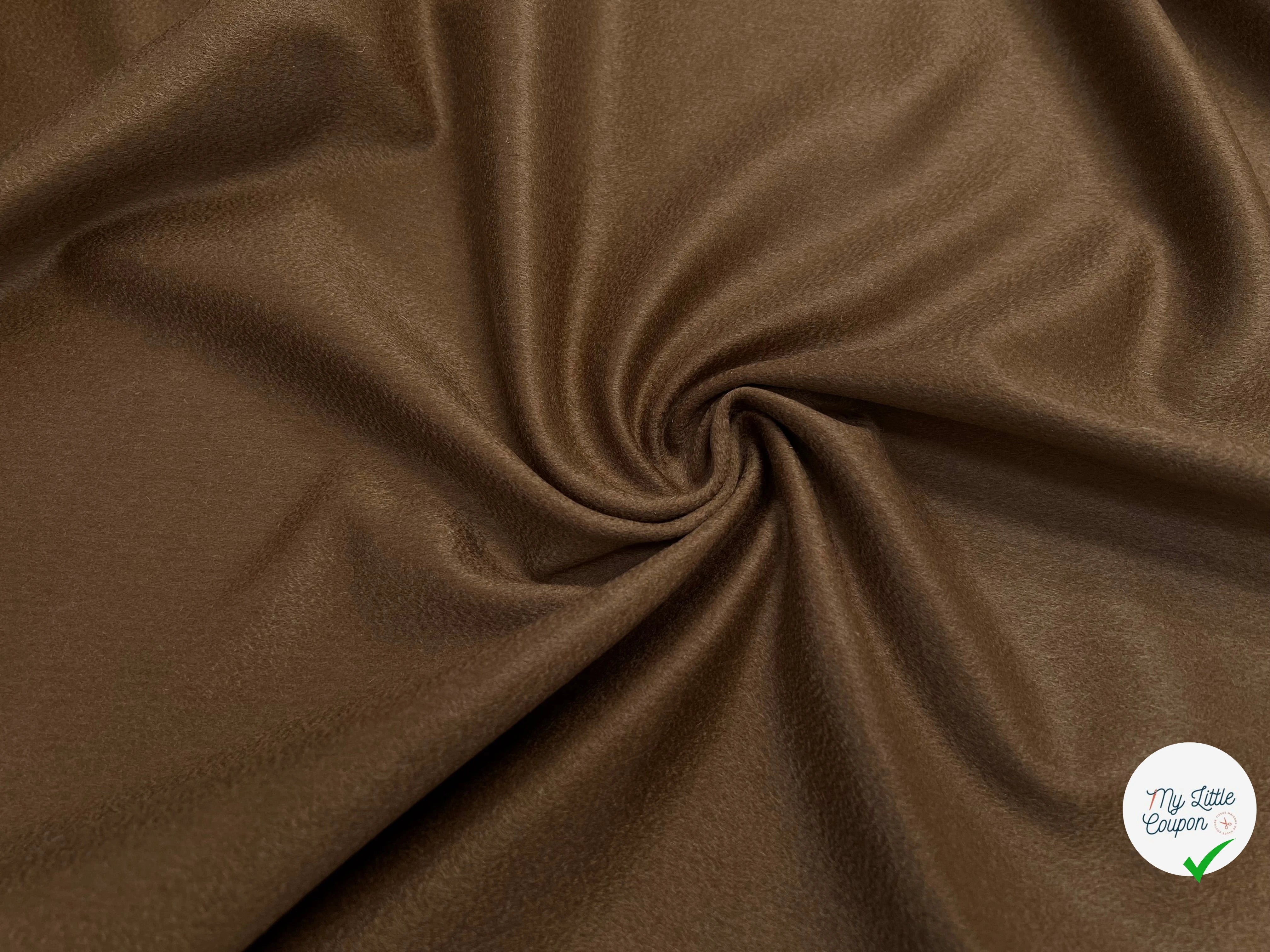 DRAP 100% LAINE CACHEMIRE CAMEL ITALY - My Little Coupon