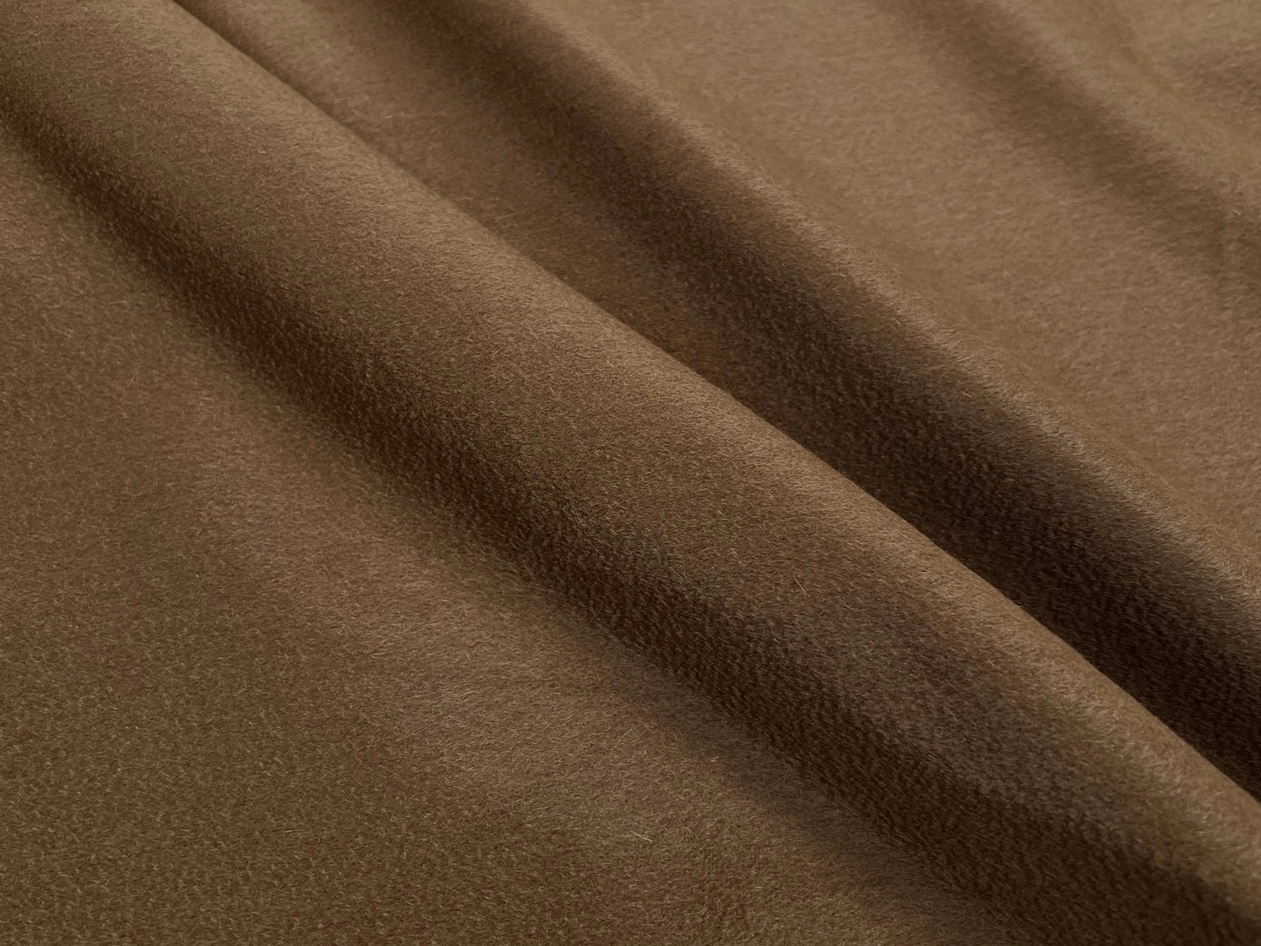 DRAP 100% LAINE CACHEMIRE CAMEL ITALY - My Little Coupon