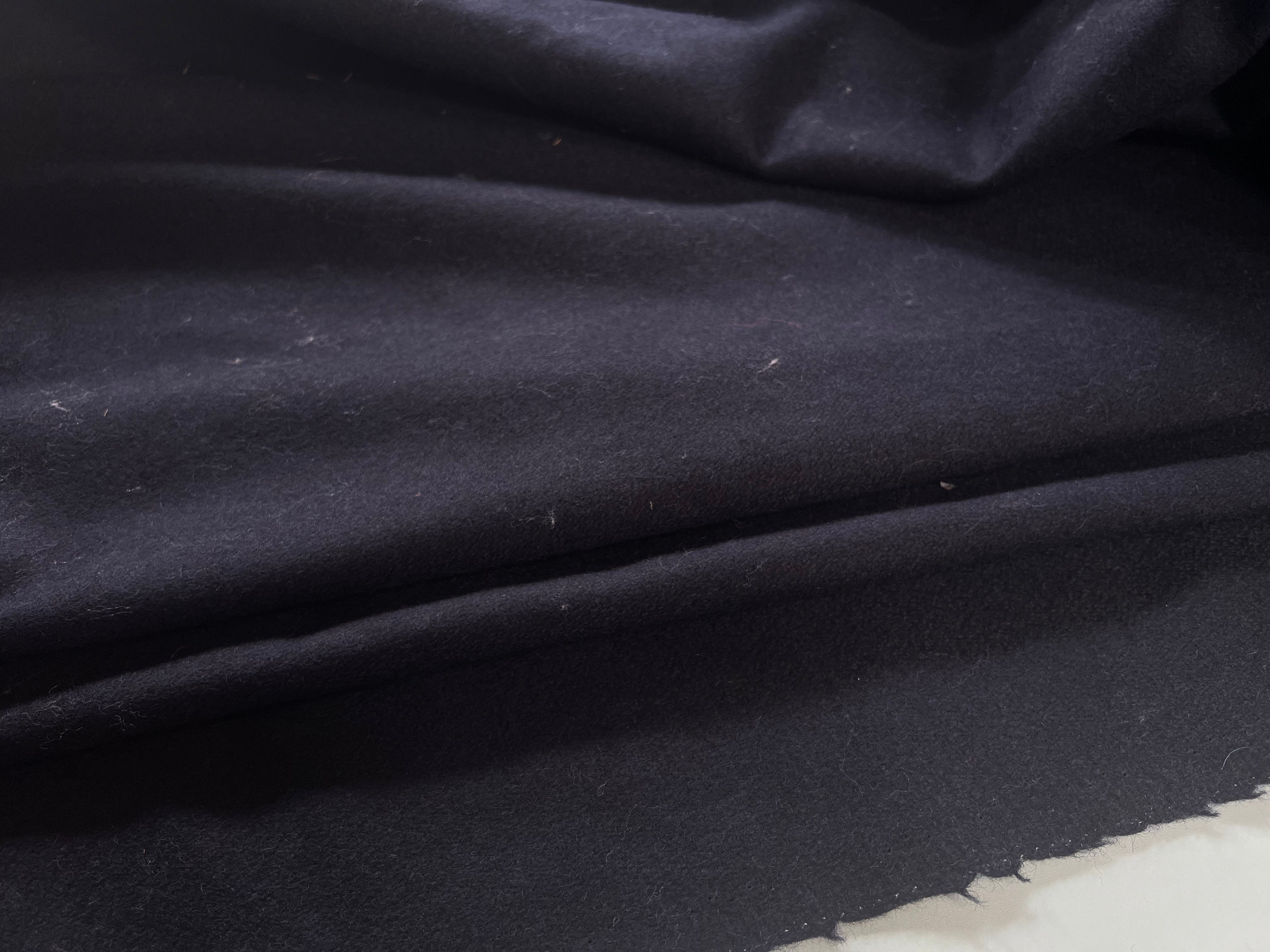 DRAP DE LAINE BLEU NUIT 100%LAINE - My Little Coupon