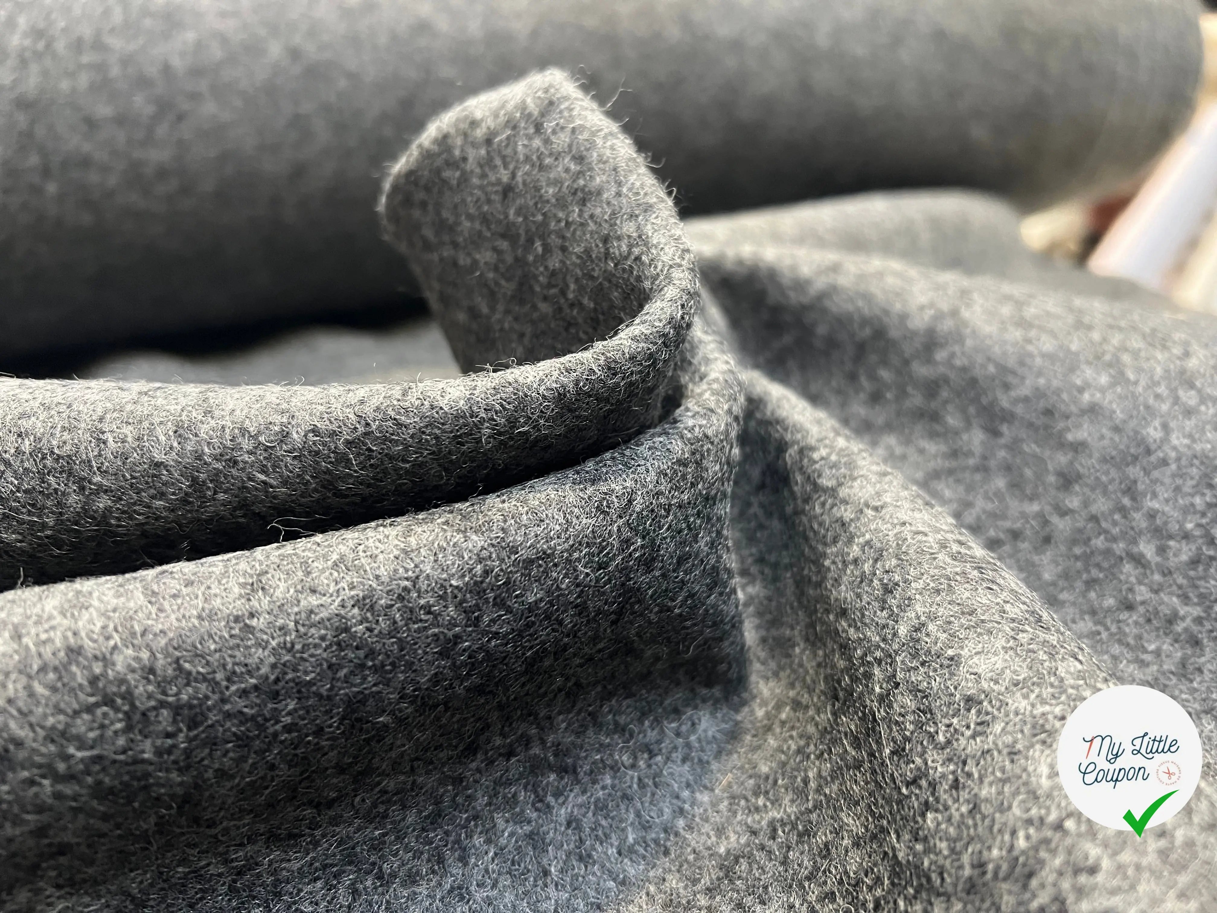 DRAP DE LAINE GRIS - My Little Coupon