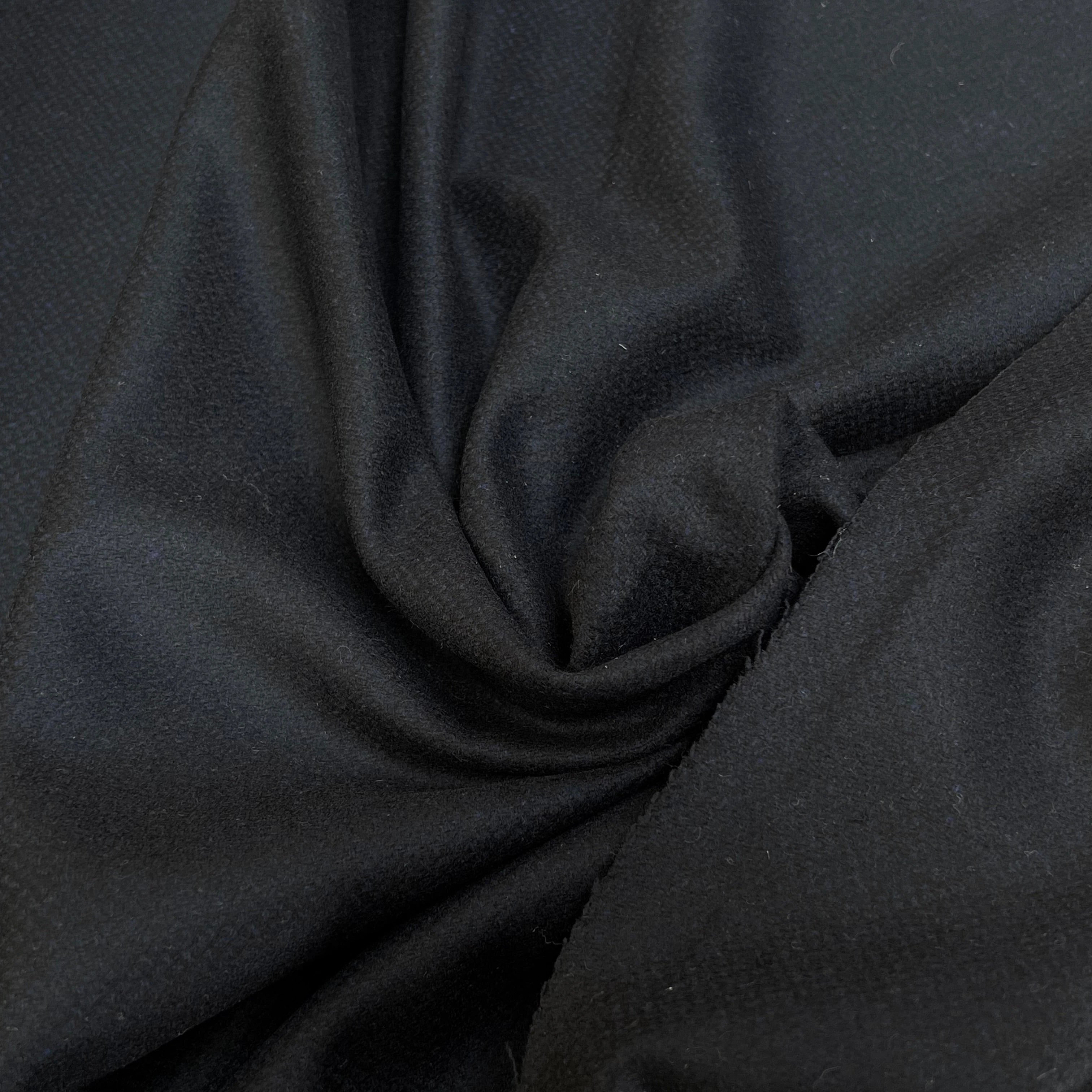 DRAP DE LAINE SOFT WOOL CACHEMIRE MIX NIGHT BLUE 5% CACHEMIRE - My Little Coupon