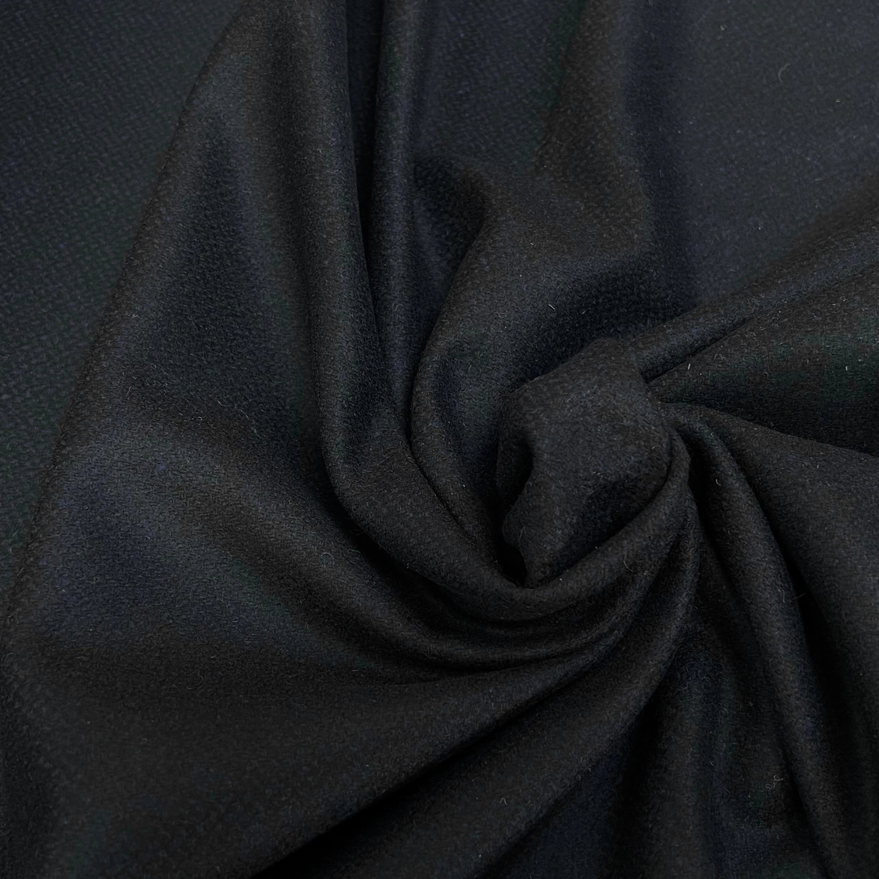 DRAP DE LAINE SOFT WOOL CACHEMIRE MIX NIGHT BLUE 5% CACHEMIRE - My Little Coupon