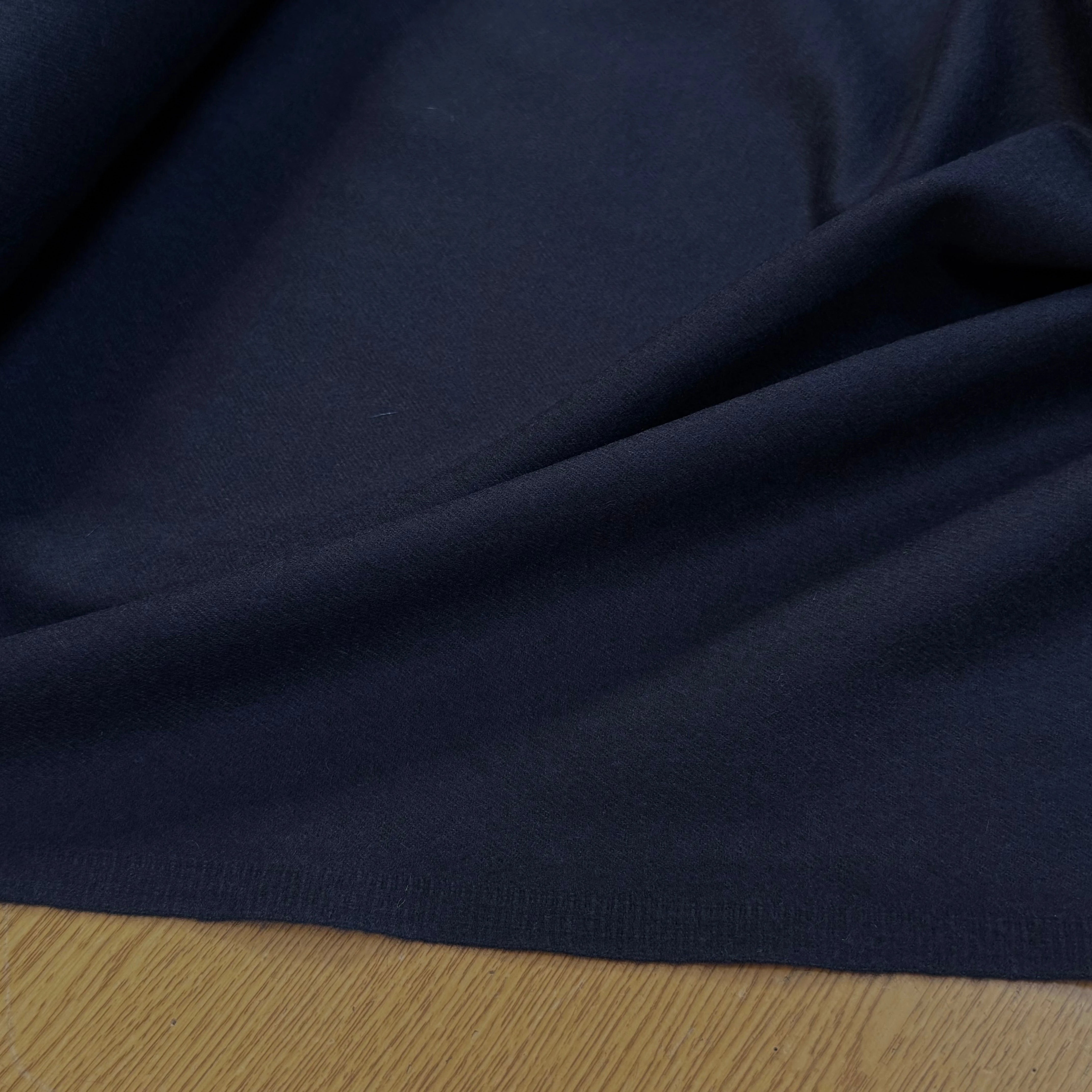 DRAP DE LAINE TENUE LOURDE MARINE FONCÉ - My Little Coupon