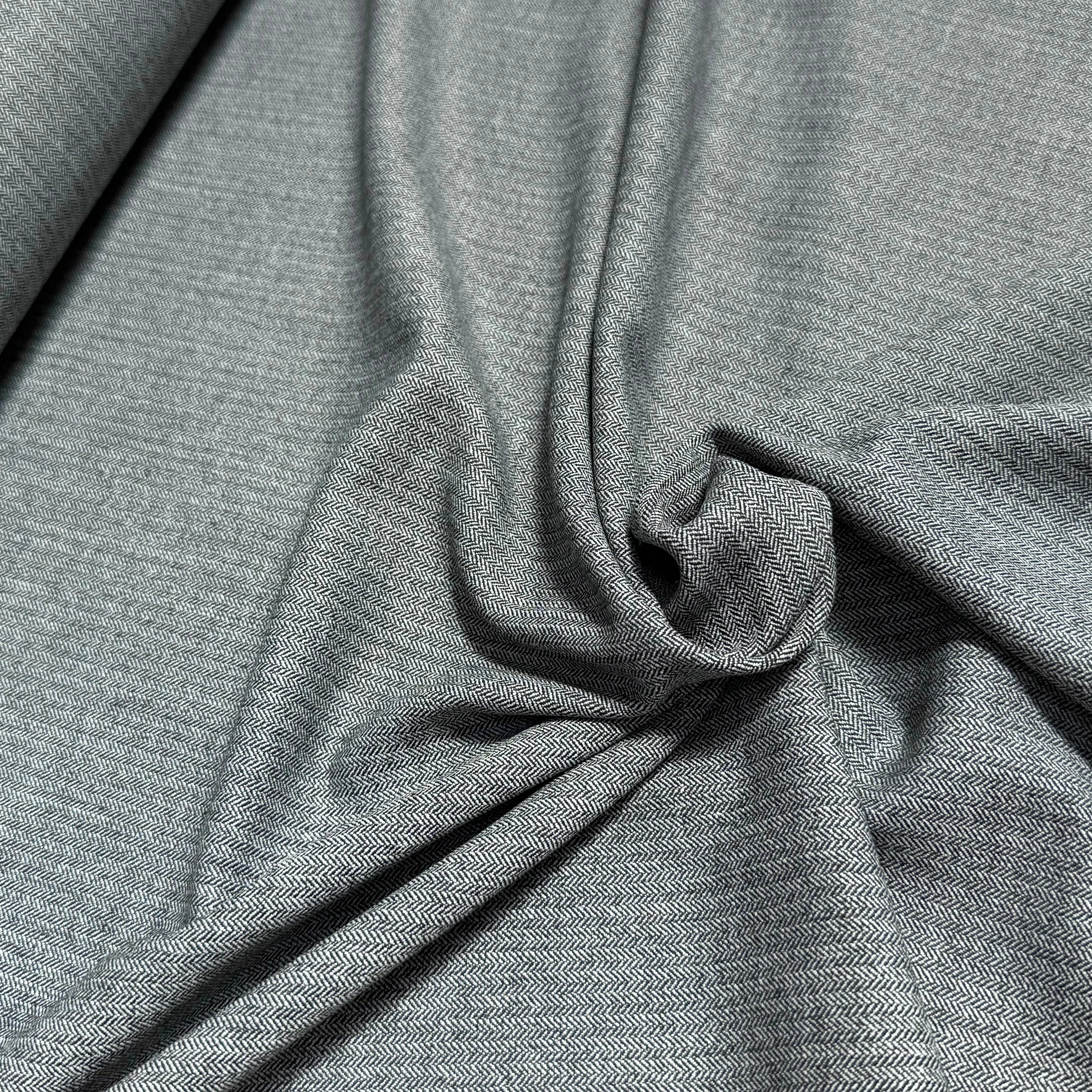 DRAPERIE CHEVRON 26% VISCOSE GRIS - My Little Coupon