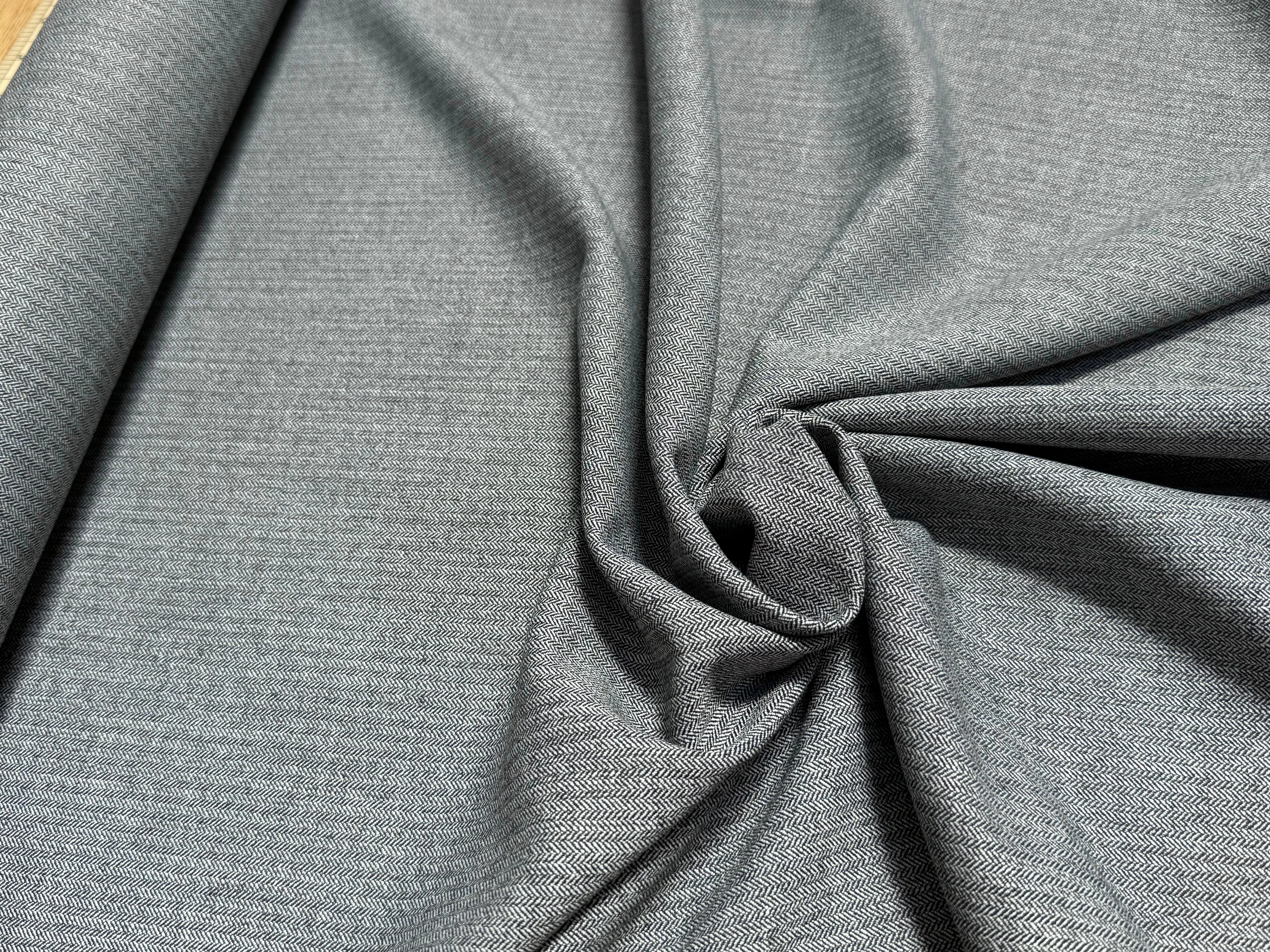 DRAPERIE CHEVRON 26% VISCOSE GRIS - My Little Coupon