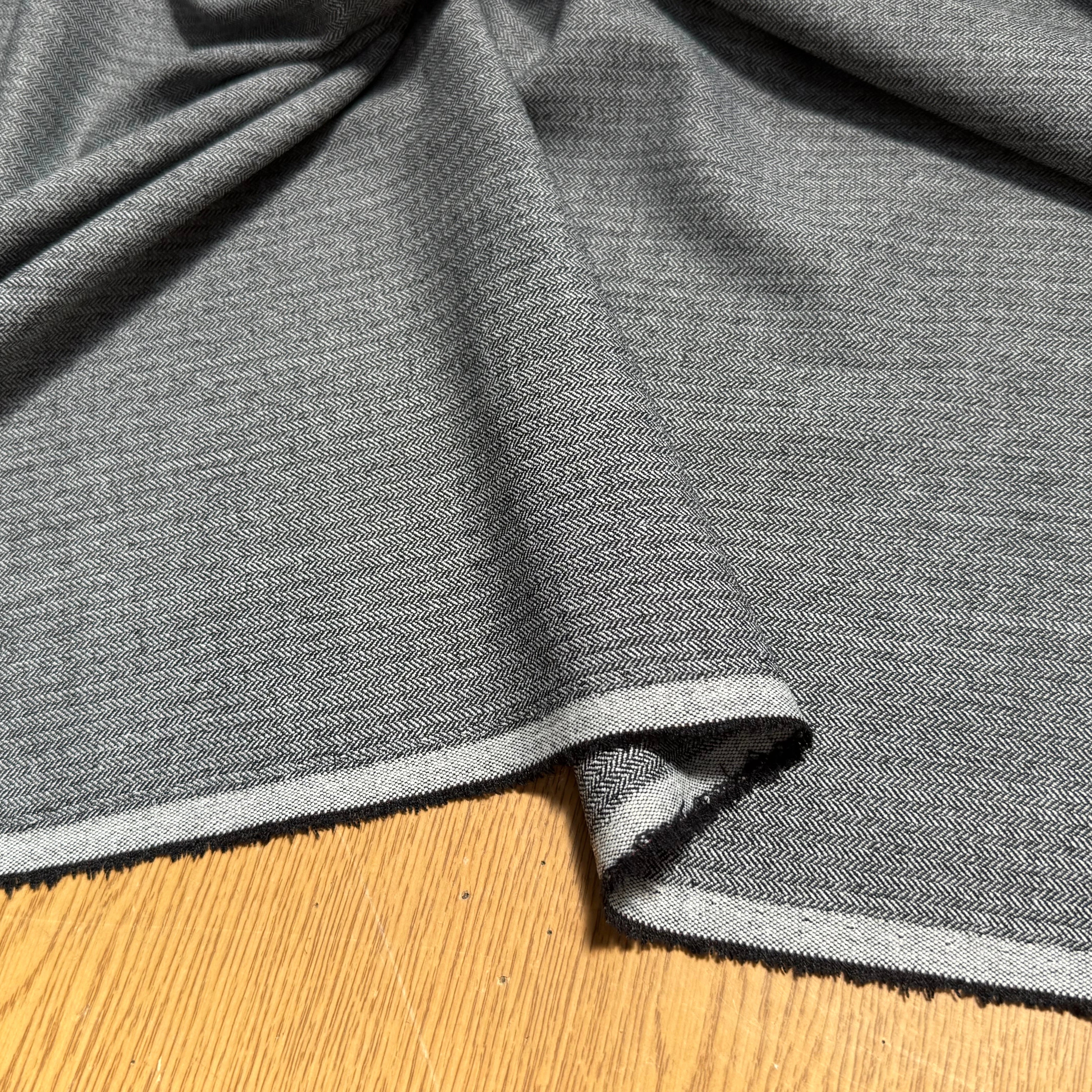 DRAPERIE CHEVRON 26% VISCOSE GRIS - My Little Coupon