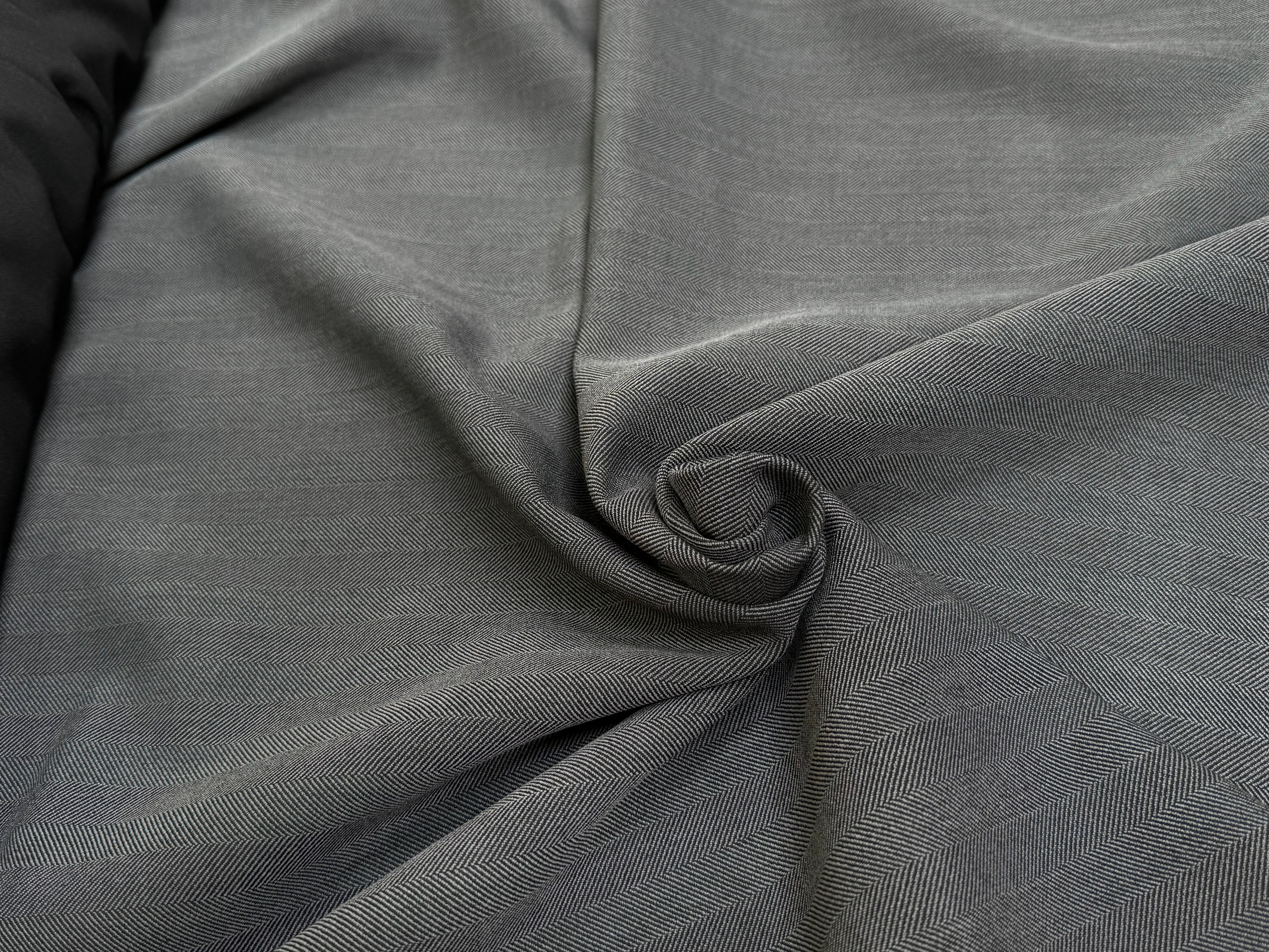 DRAPERIE CHEVRON STRETCH GRIS BELLE TENUE - My Little Coupon