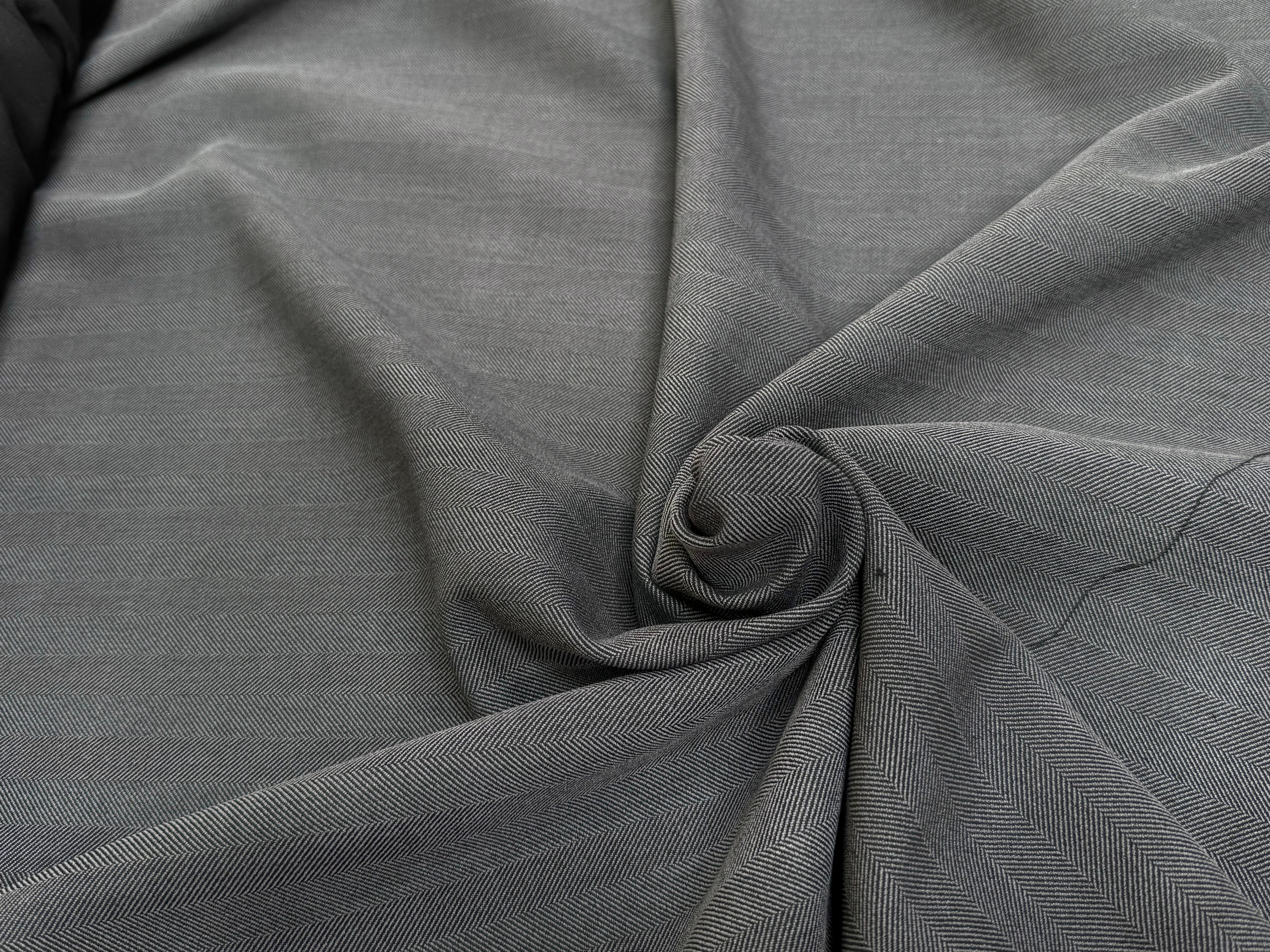 DRAPERIE CHEVRON STRETCH GRIS BELLE TENUE - My Little Coupon
