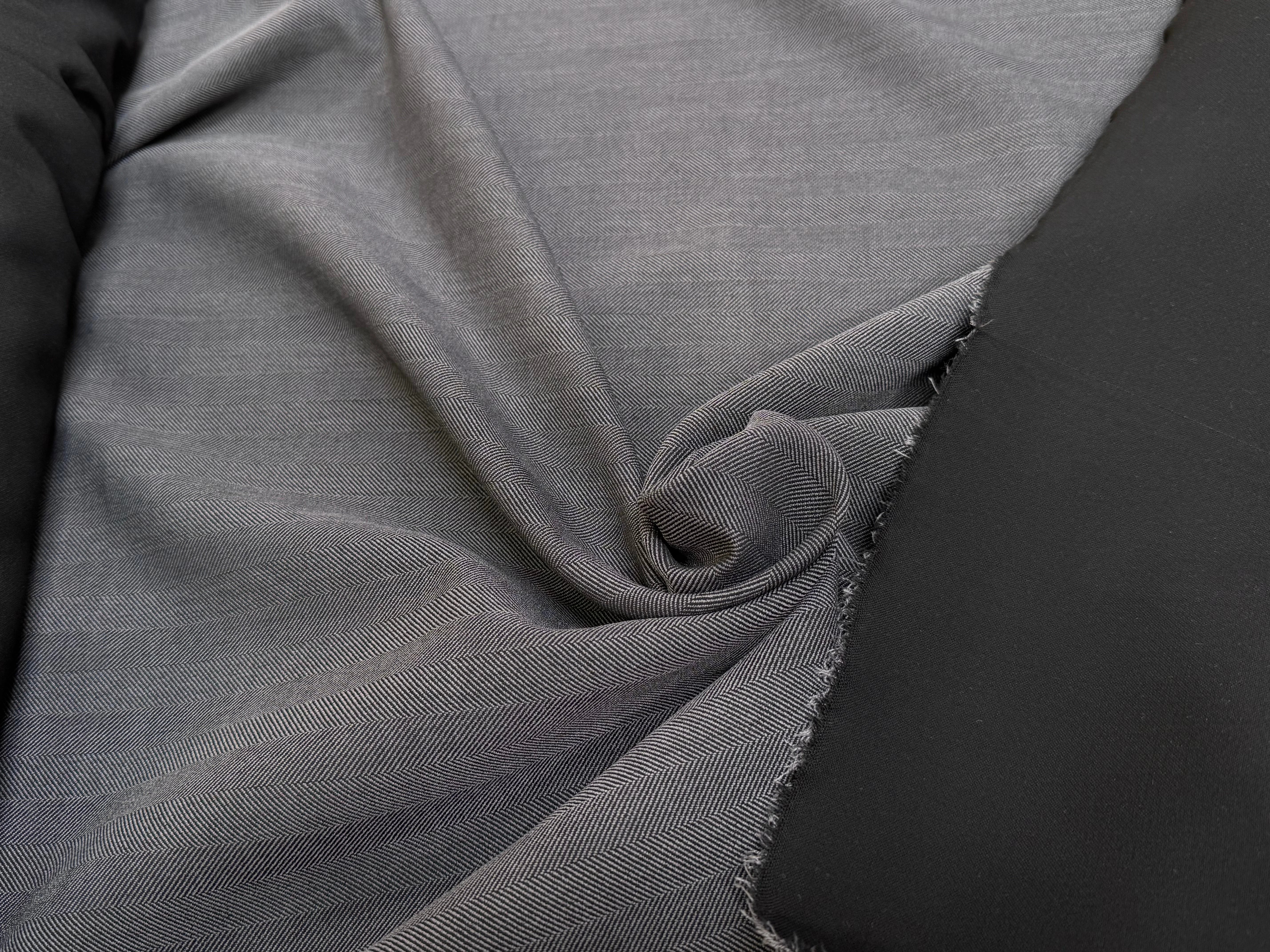 DRAPERIE CHEVRON STRETCH GRIS BELLE TENUE - My Little Coupon