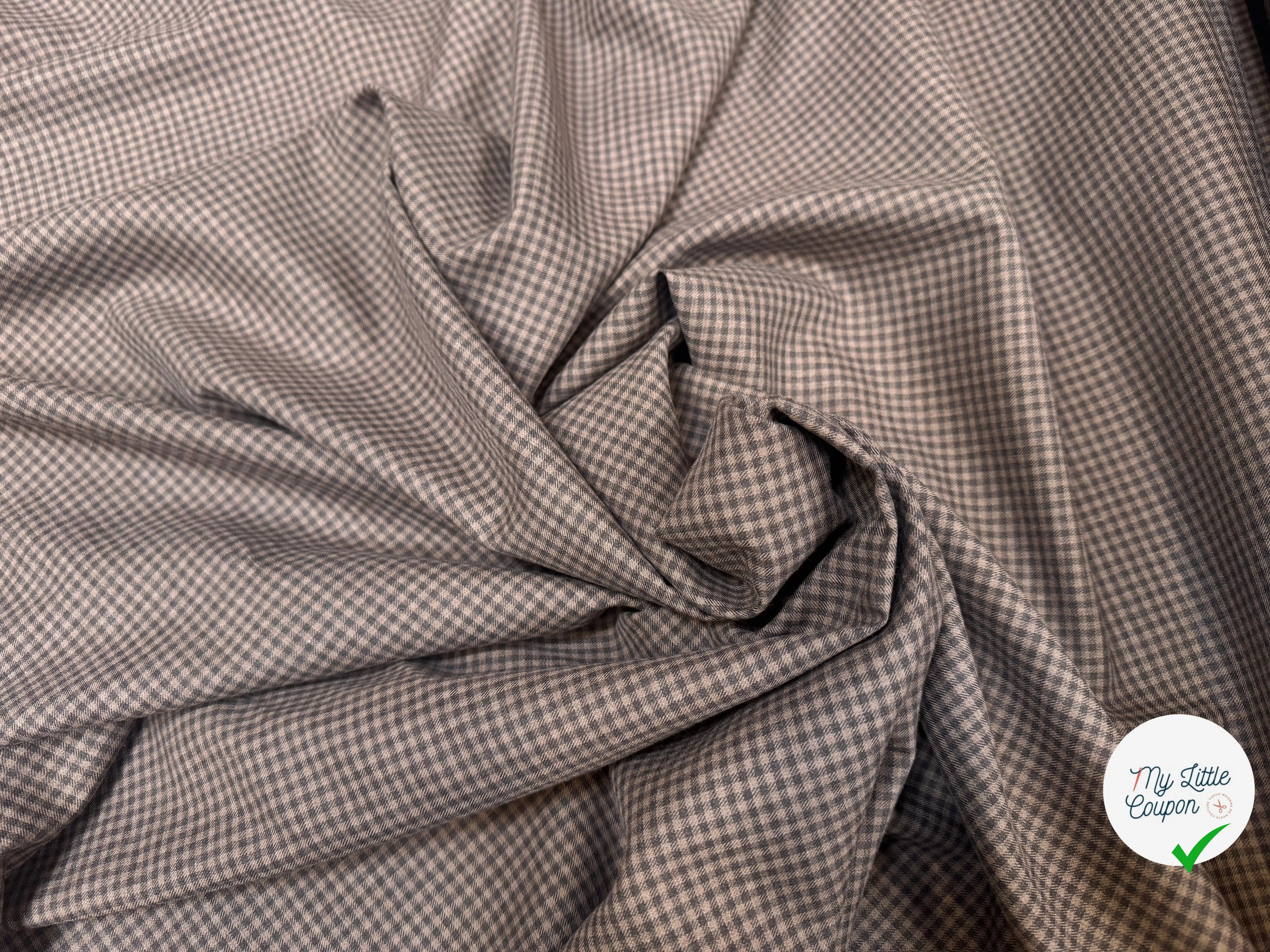 DRAPERIE COTON PETITS CARREAUX CHICS - My Little Coupon