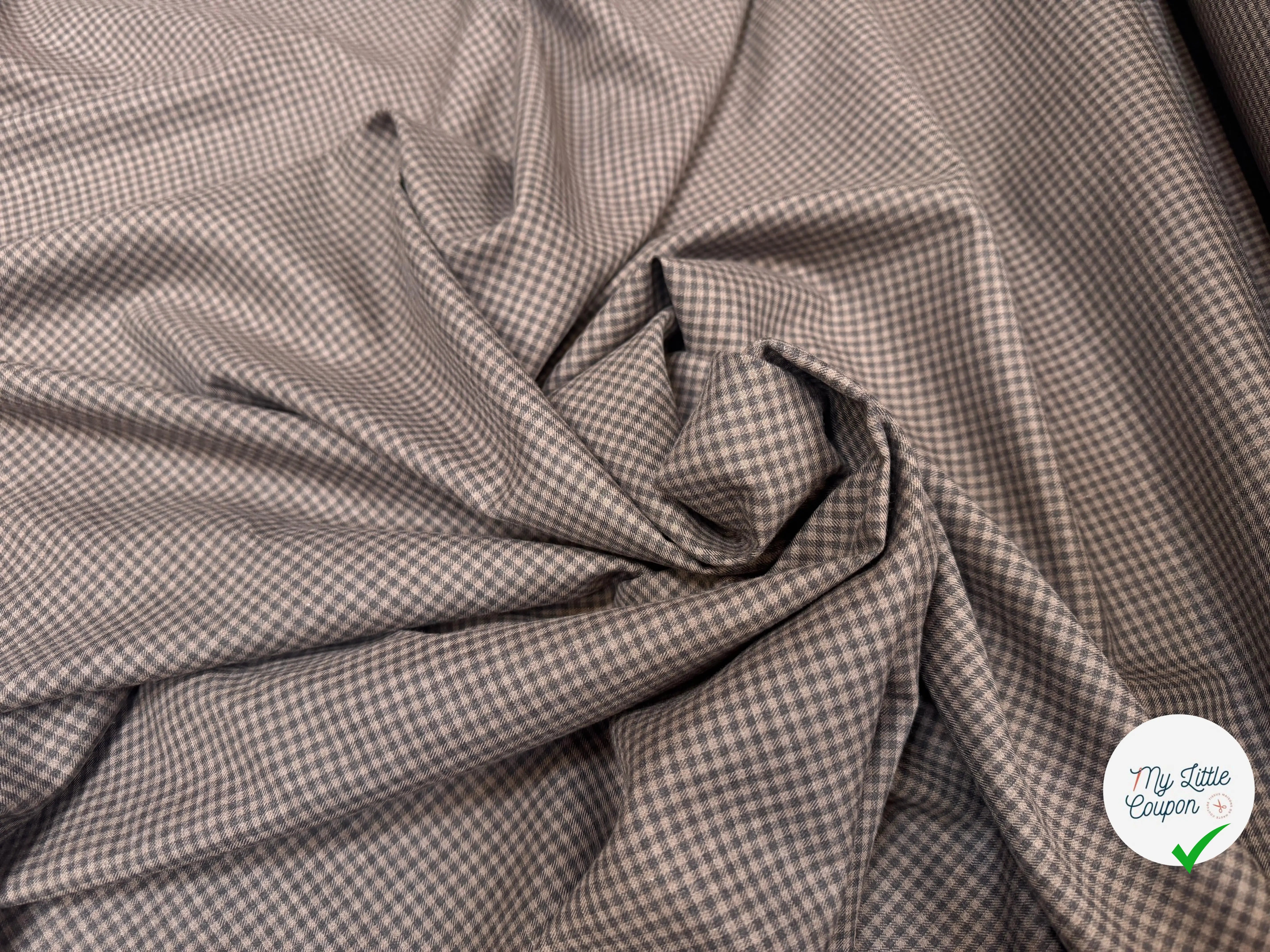 DRAPERIE COTON PETITS CARREAUX CHICS - My Little Coupon