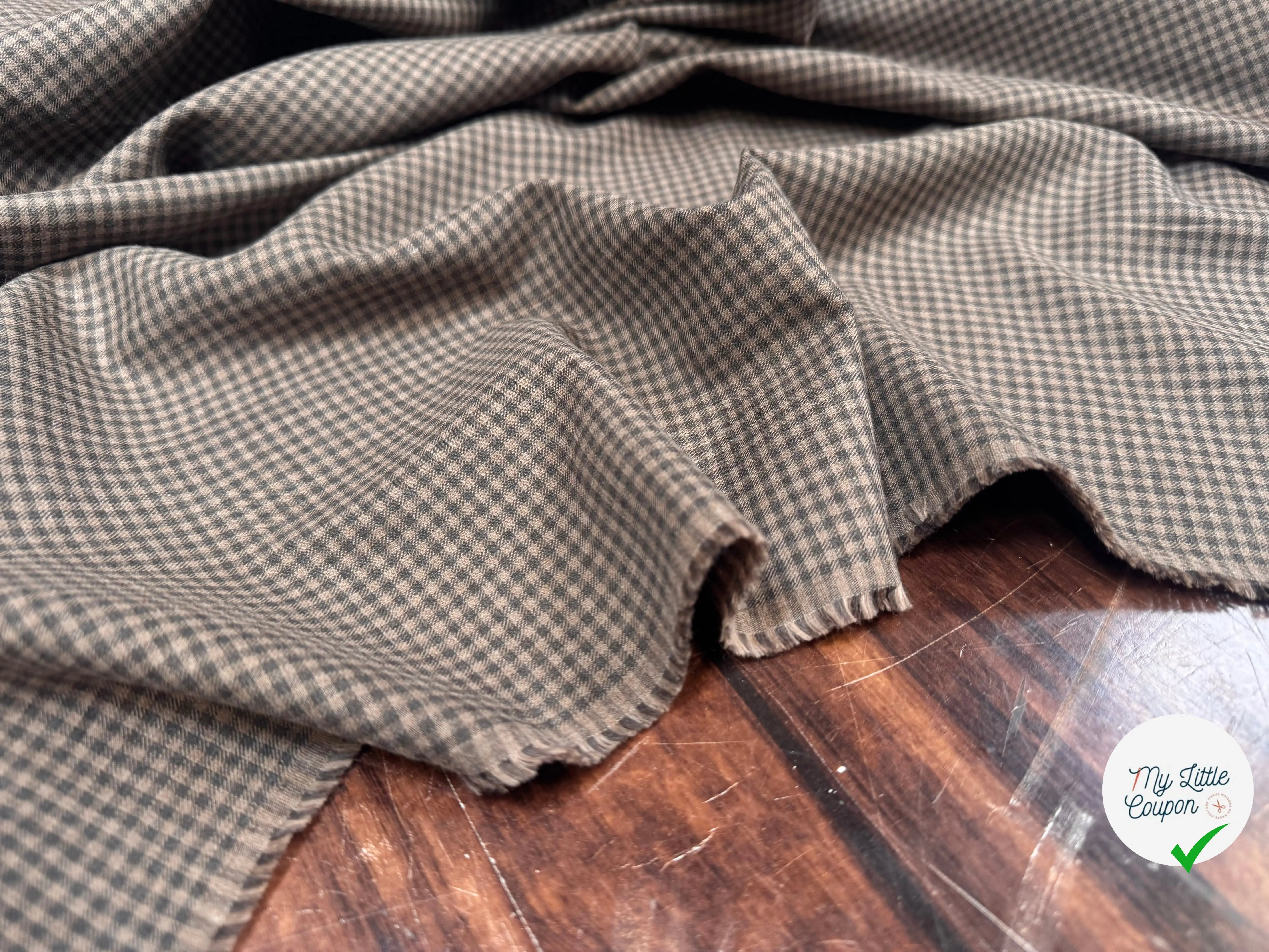 DRAPERIE COTON PETITS CARREAUX CHICS - My Little Coupon