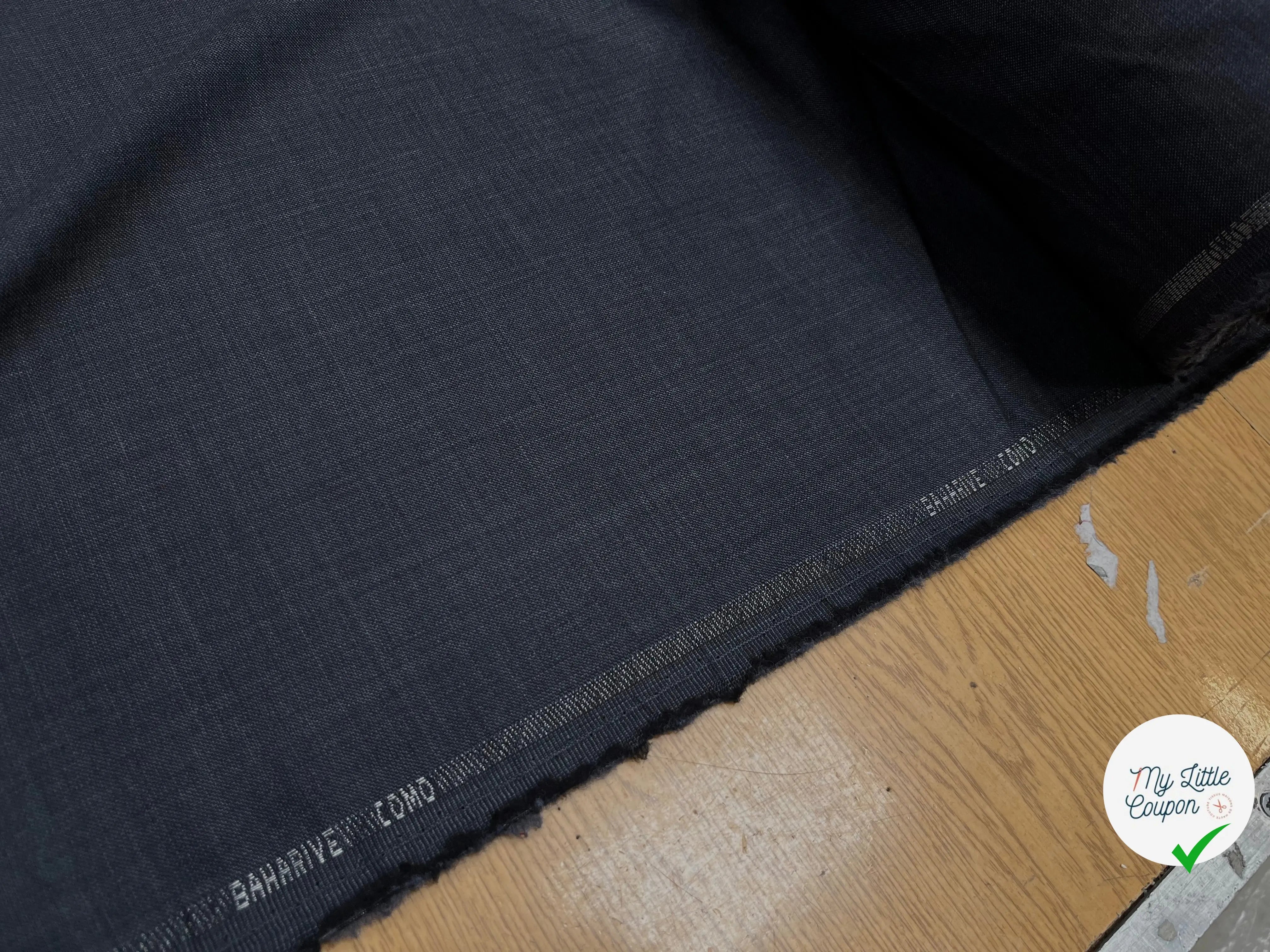 DRAPERIE DE LAINE BLEU JEAN DEPERLANTE - My Little Coupon