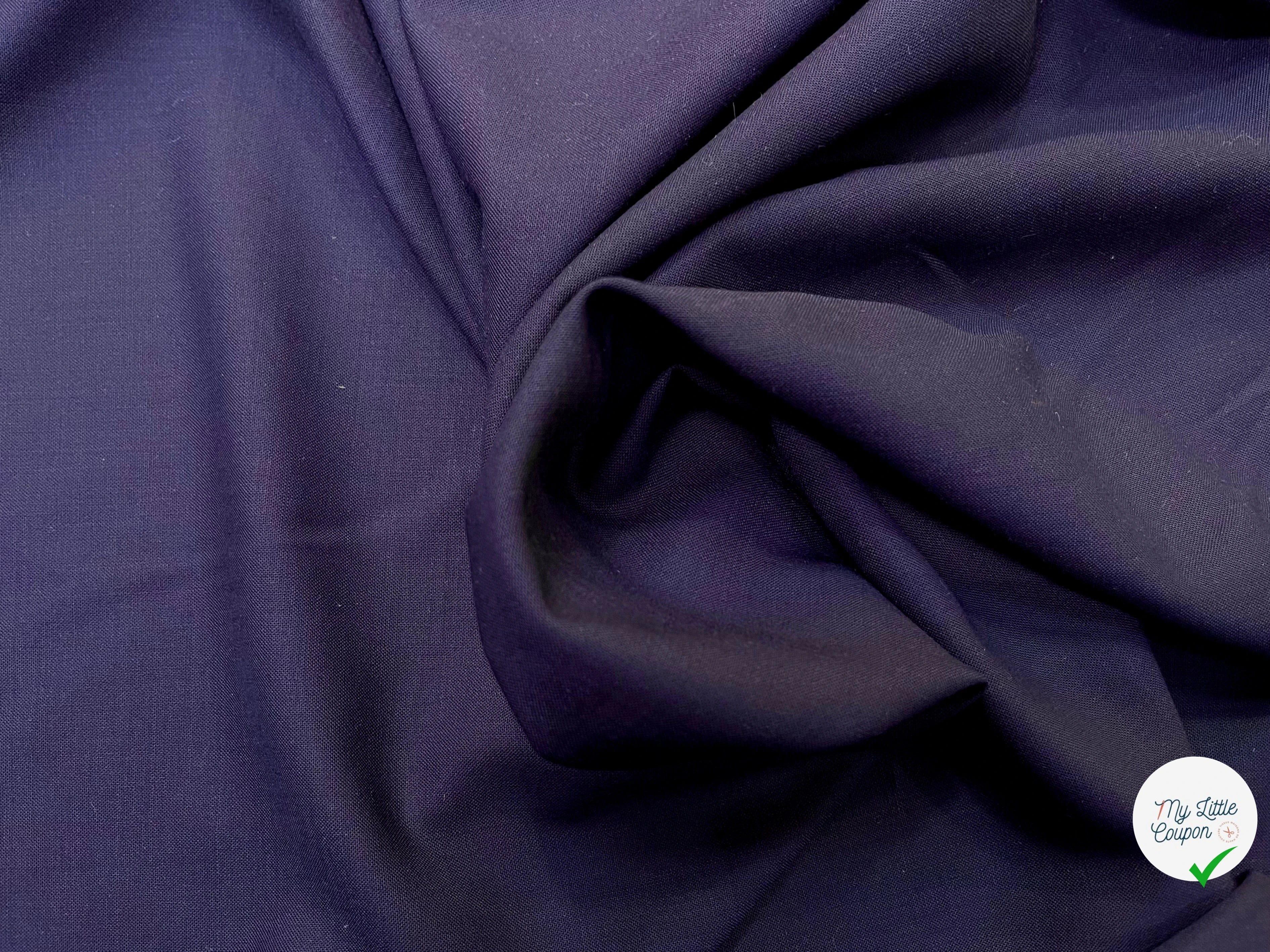 DRAPERIE DE LAINE BLEU NUIT STRECH - My Little Coupon