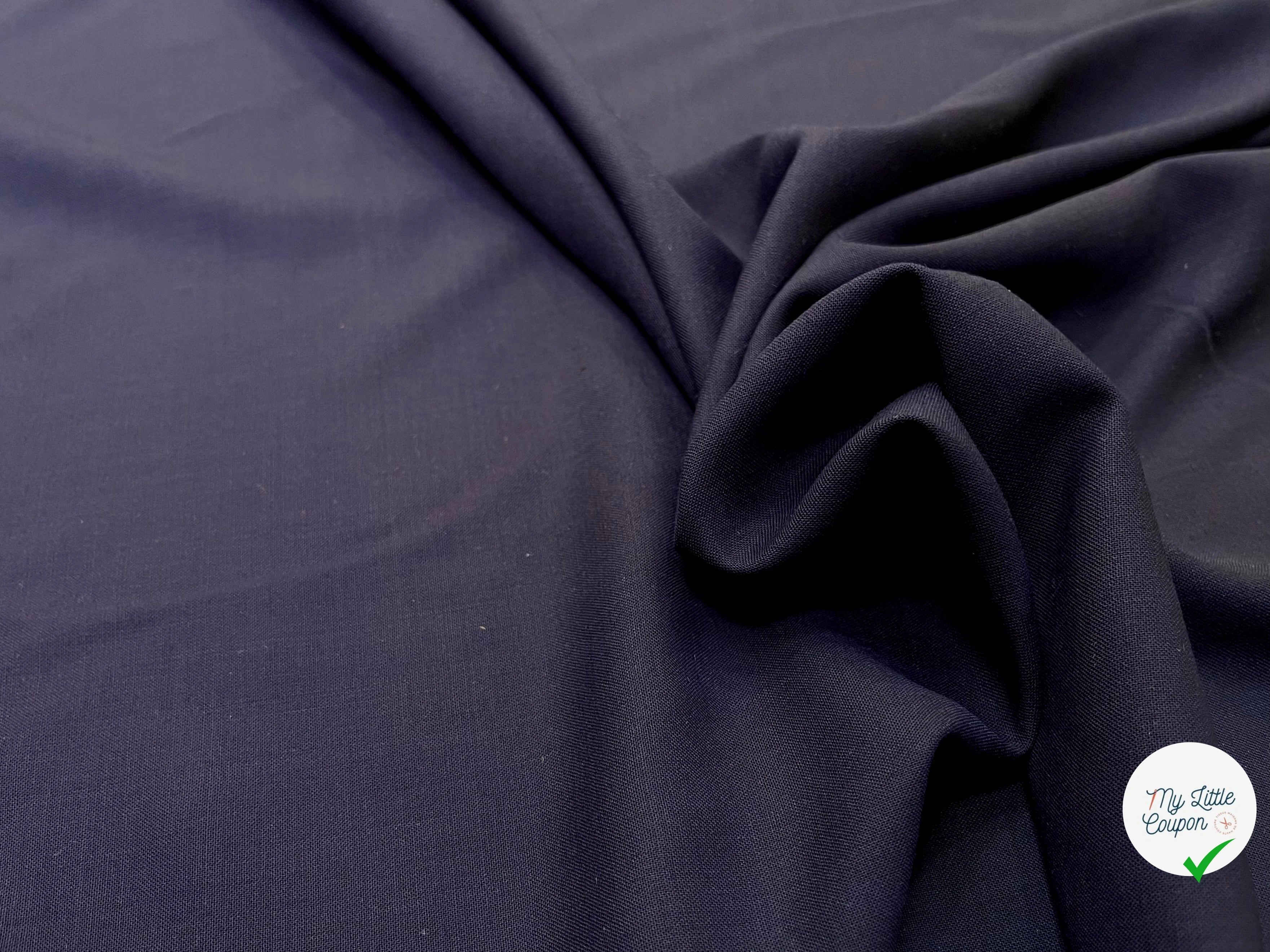 DRAPERIE DE LAINE BLEU NUIT STRECH - My Little Coupon