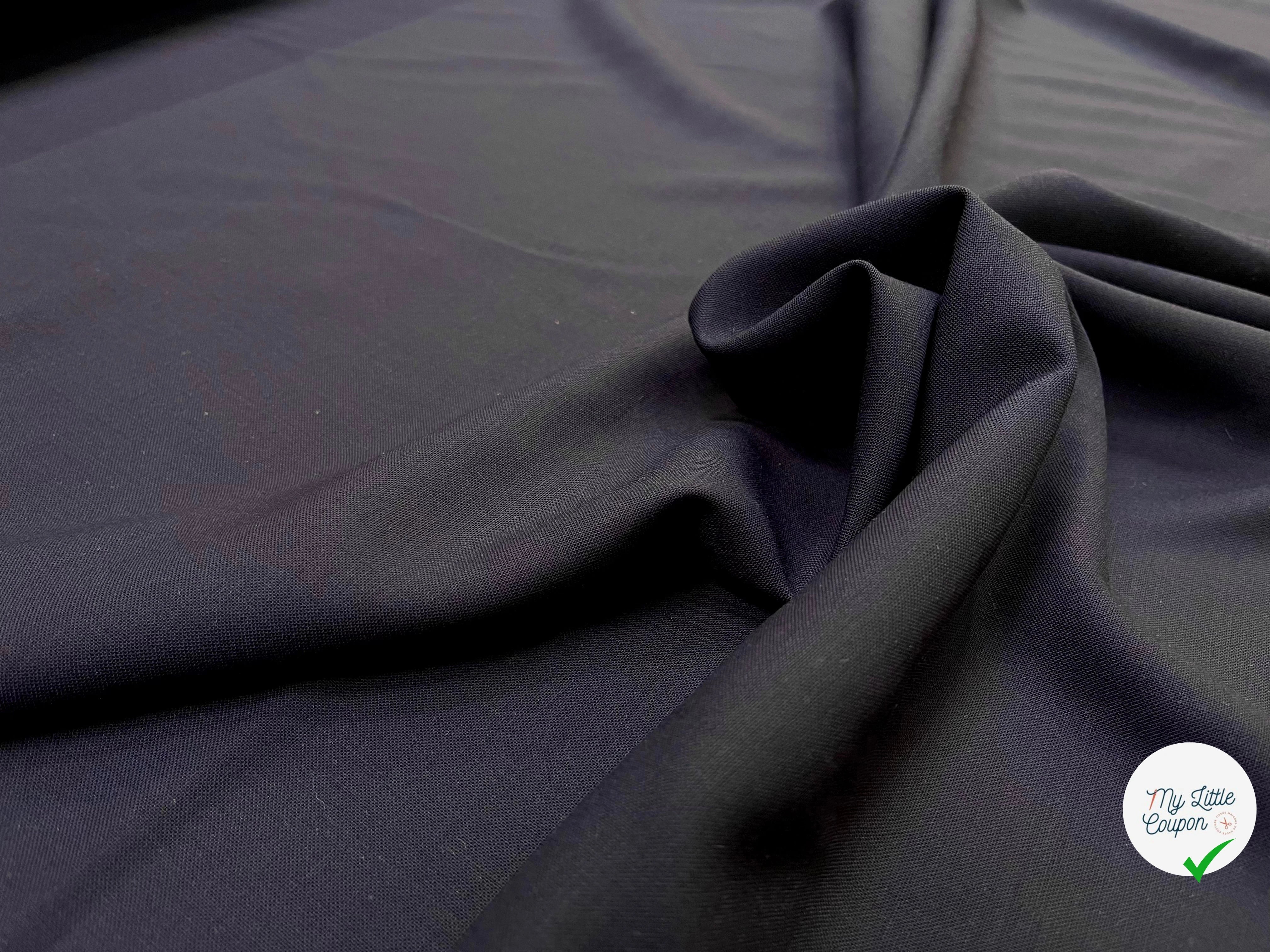 DRAPERIE DE LAINE BLEU NUIT STRECH - My Little Coupon