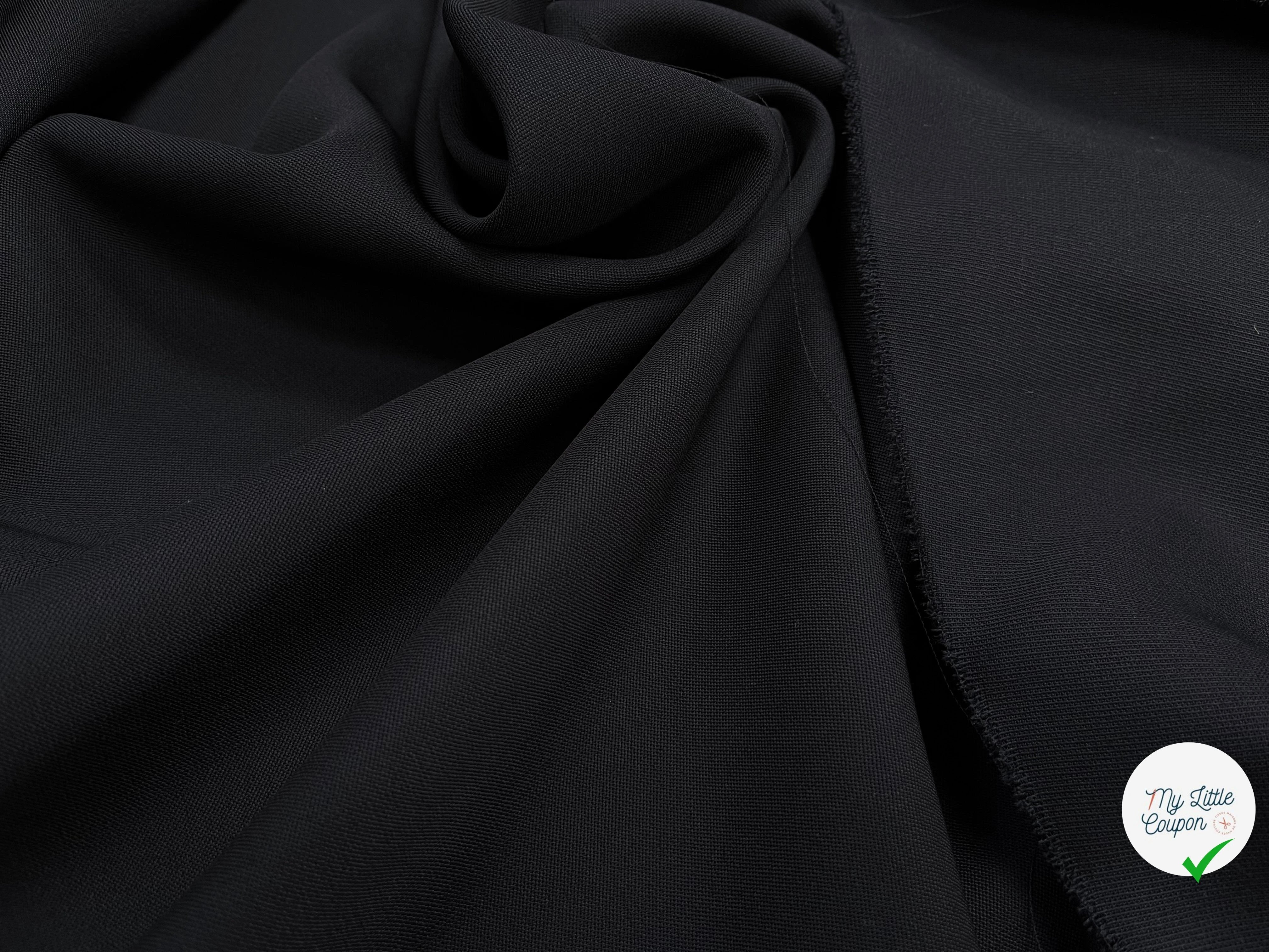 DRAPERIE DE LAINE CHIC PIQUÉE BLEU NUIT - My Little Coupon