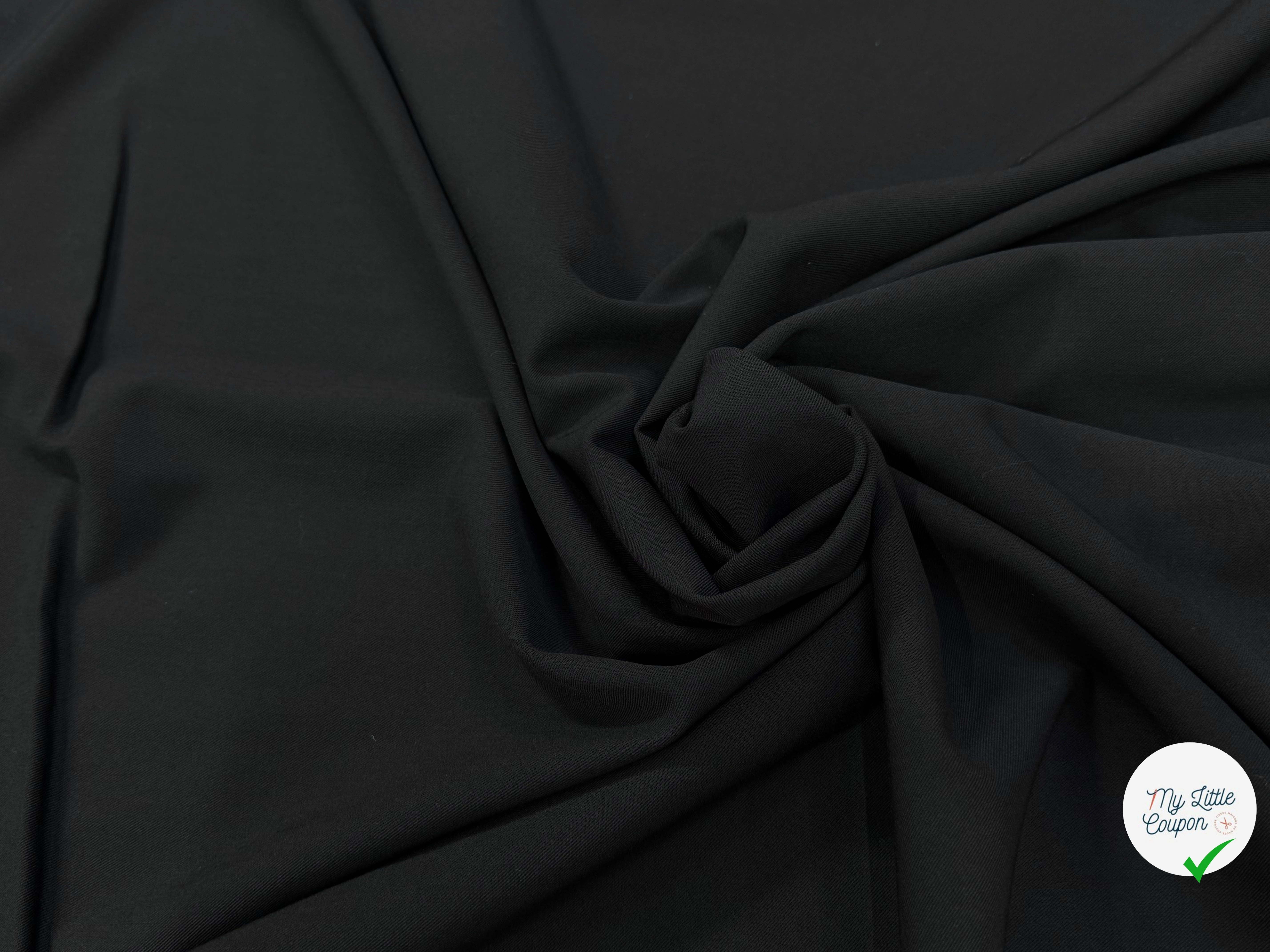 DRAPERIE DE LAINE ENVERS SATINÉ SUBLIME STRETCH VIOLET DOUX TOUCHER - My Little Coupon