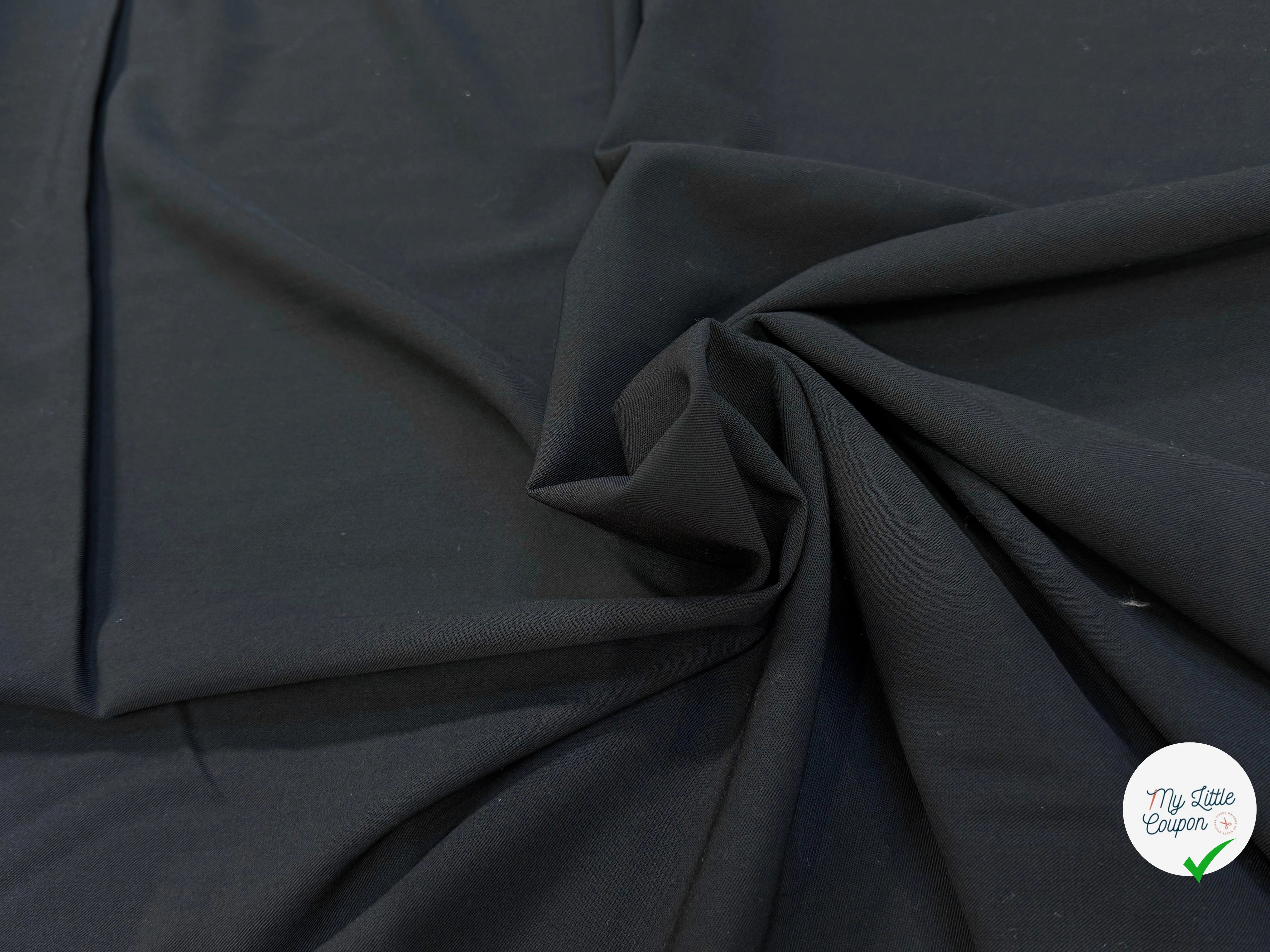 DRAPERIE DE LAINE ENVERS SATINÉ SUBLIME STRETCH VIOLET DOUX TOUCHER - My Little Coupon