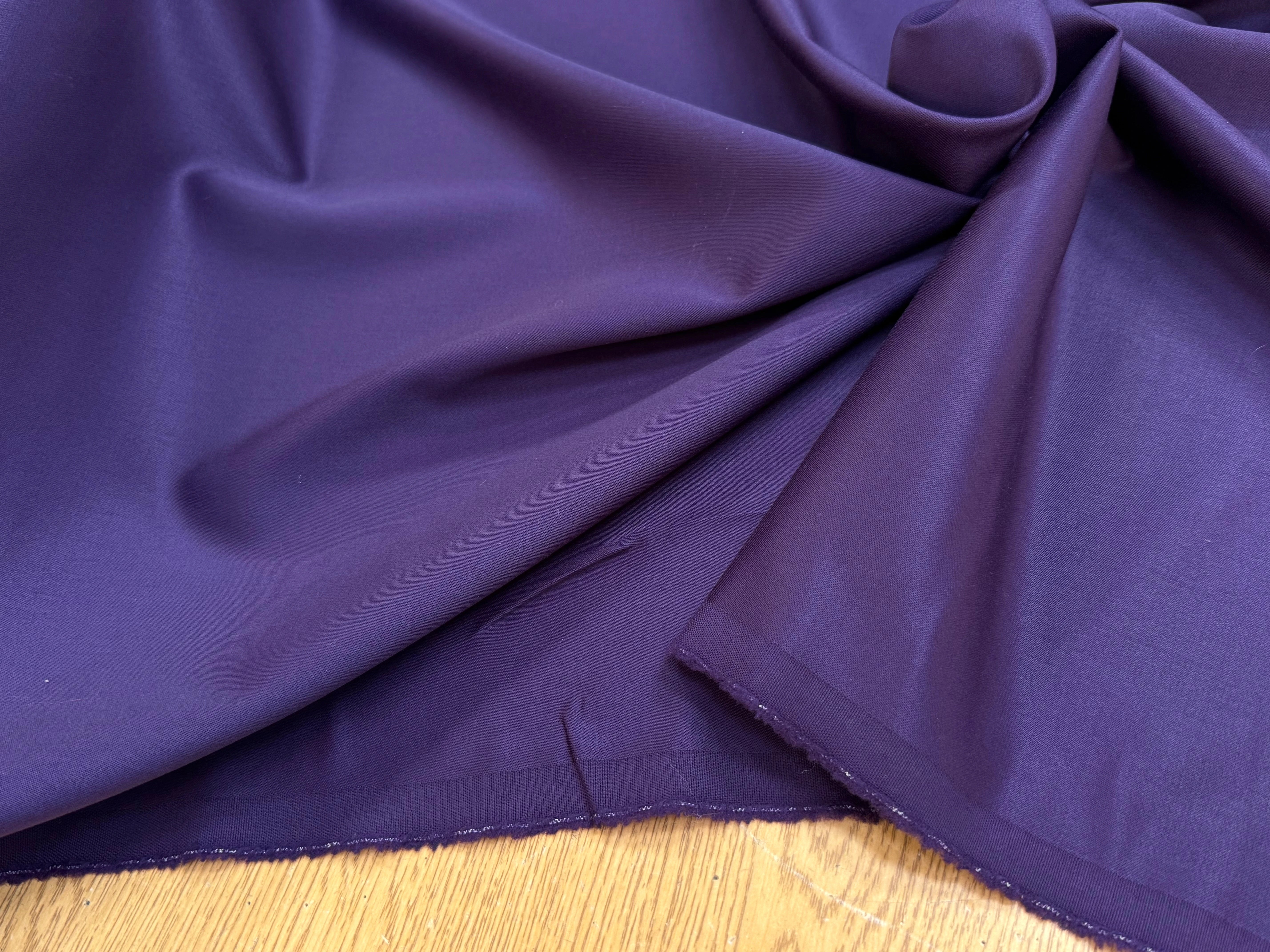 DRAPERIE DE LAINE ENVERS SATINÉ SUBLIME STRETCH VIOLET DOUX TOUCHER - My Little Coupon