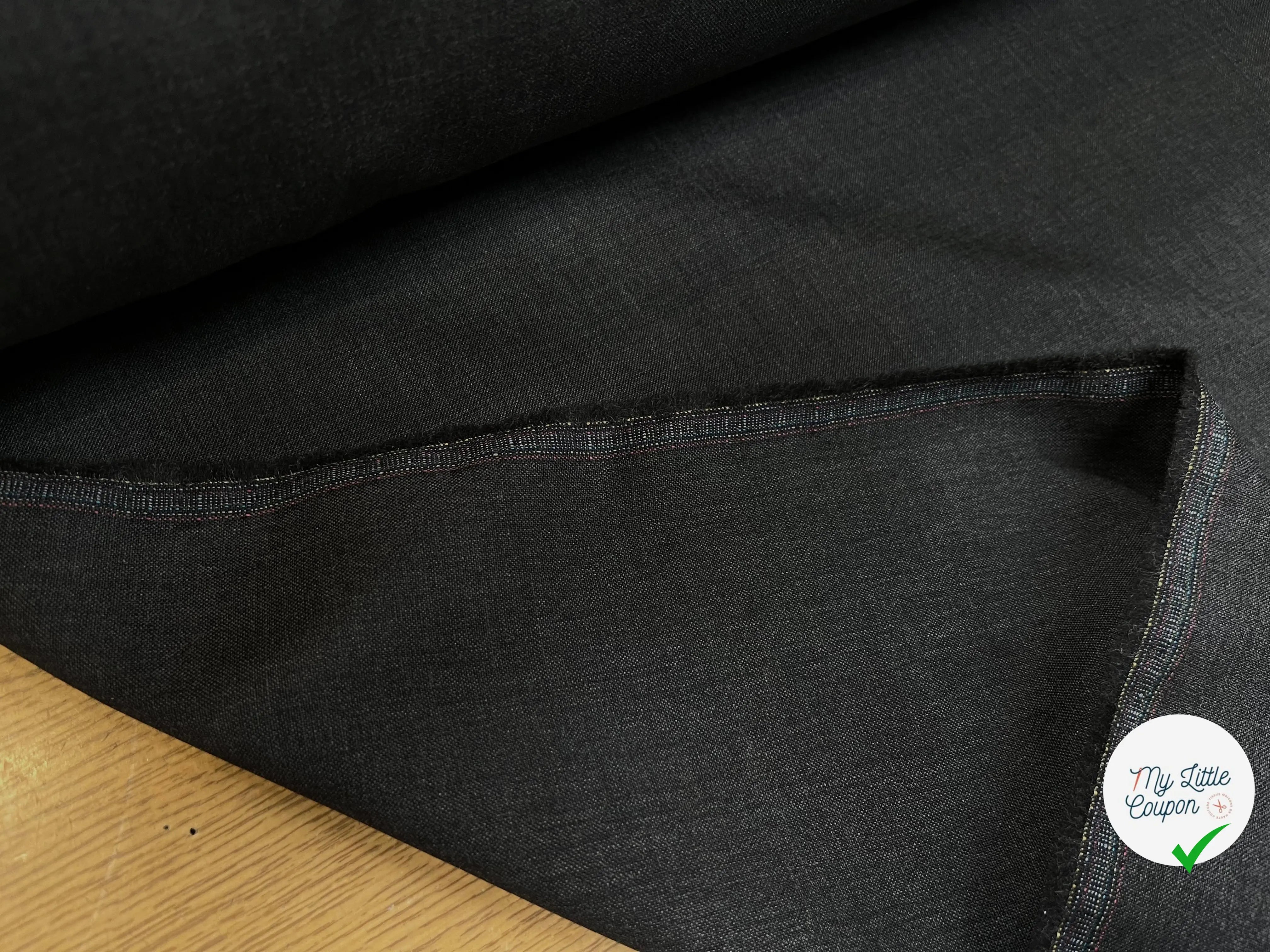 DRAPERIE DE LAINE GRIS CHINÉ DEPERLANTE - My Little Coupon