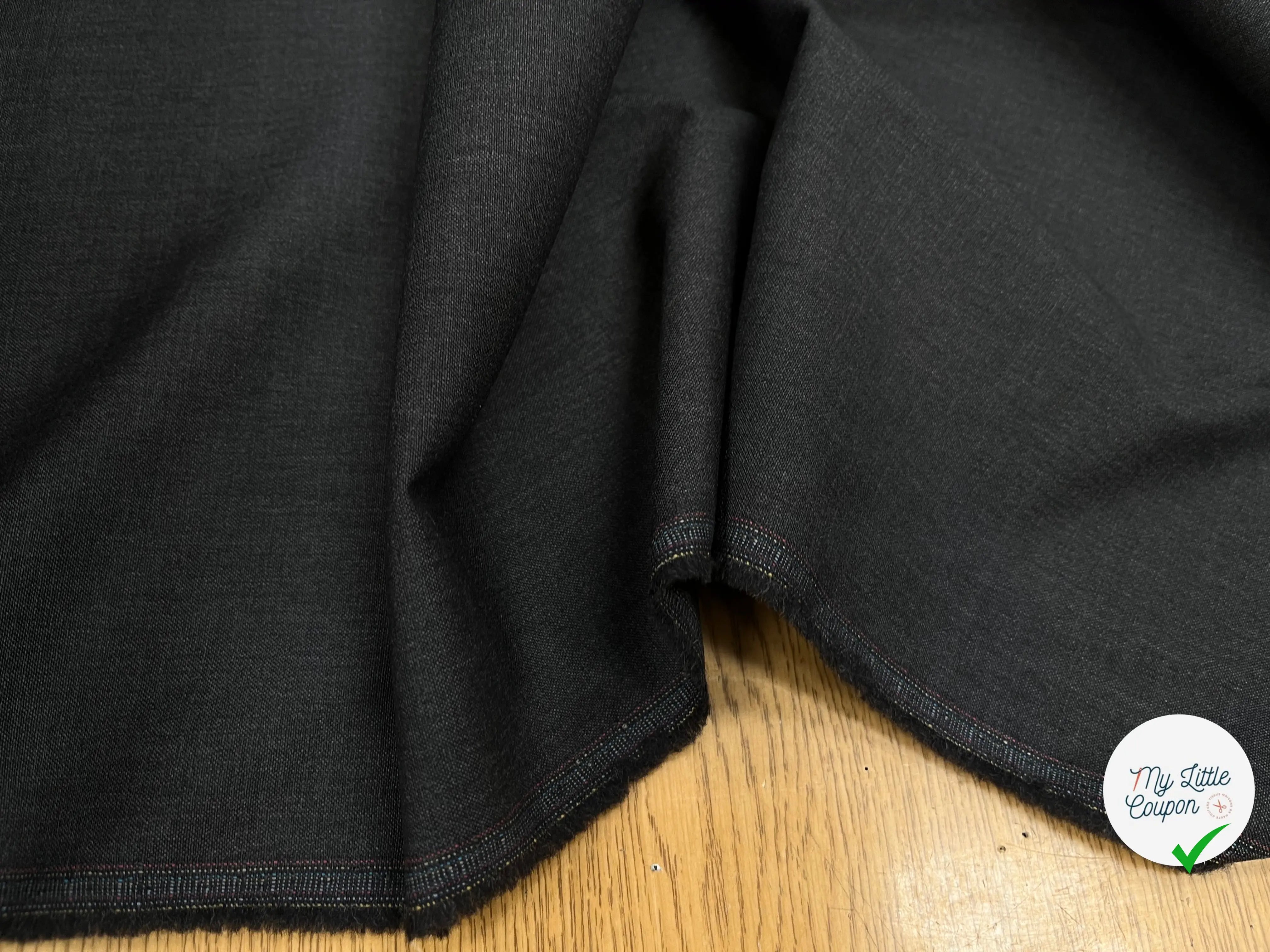 DRAPERIE DE LAINE GRIS CHINÉ DEPERLANTE - My Little Coupon