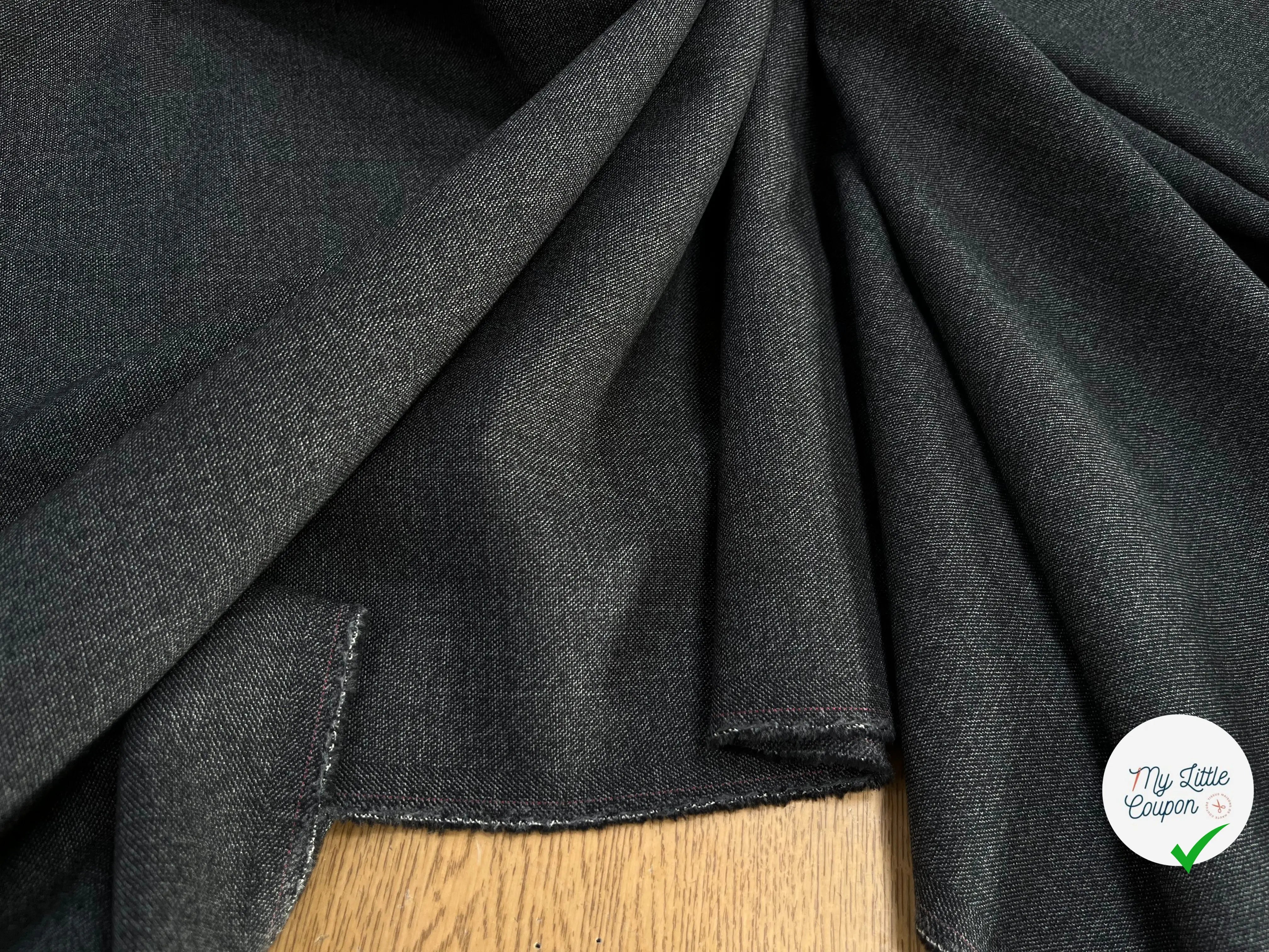 DRAPERIE DE LAINE GRIS CHINÉ DEPERLANTE ULTRA CHIC - My Little Coupon