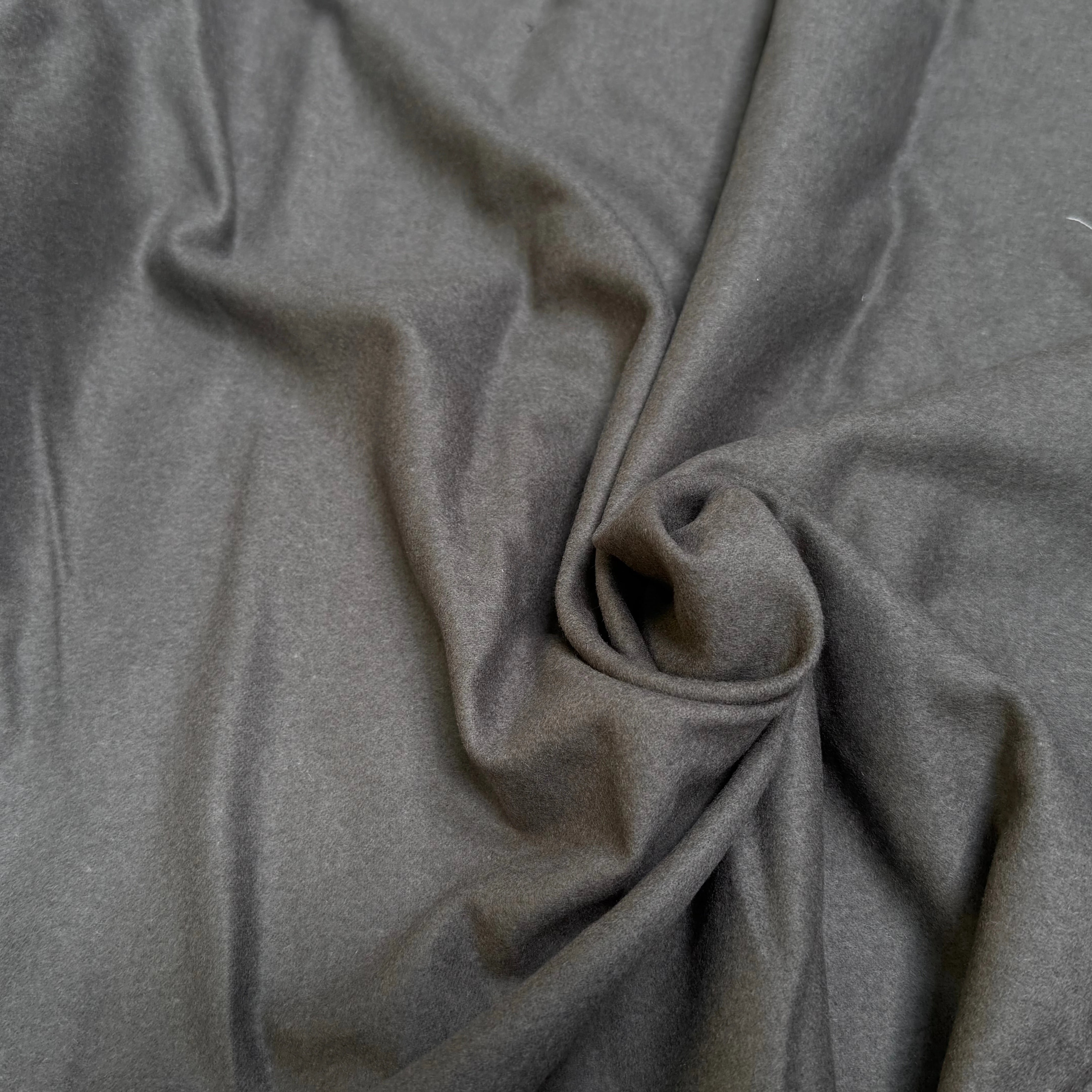 DRAPERIE DE LAINE GRIS MARRONNÉ - My Little Coupon
