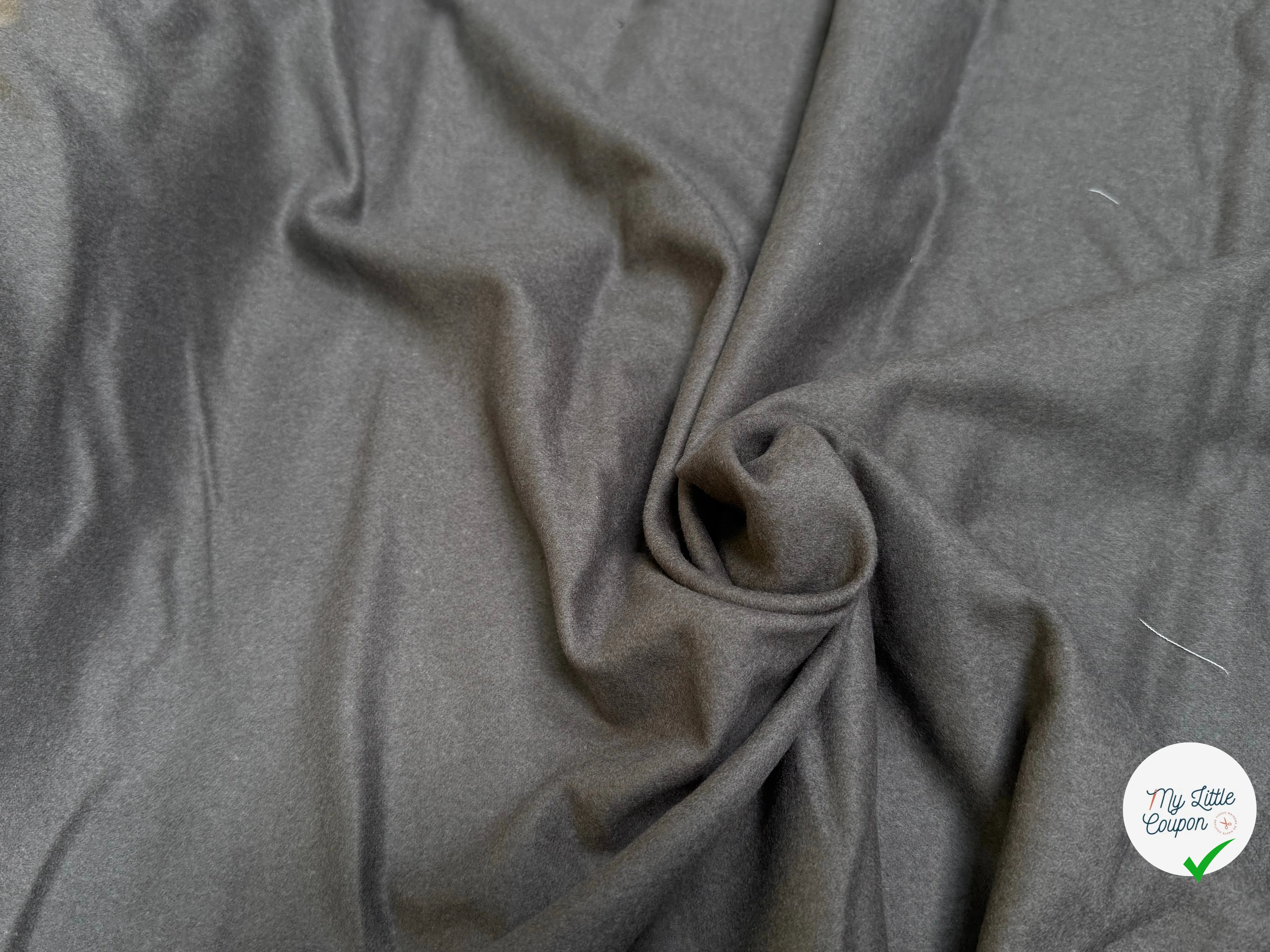 DRAPERIE DE LAINE GRIS MARRONNÉ - My Little Coupon