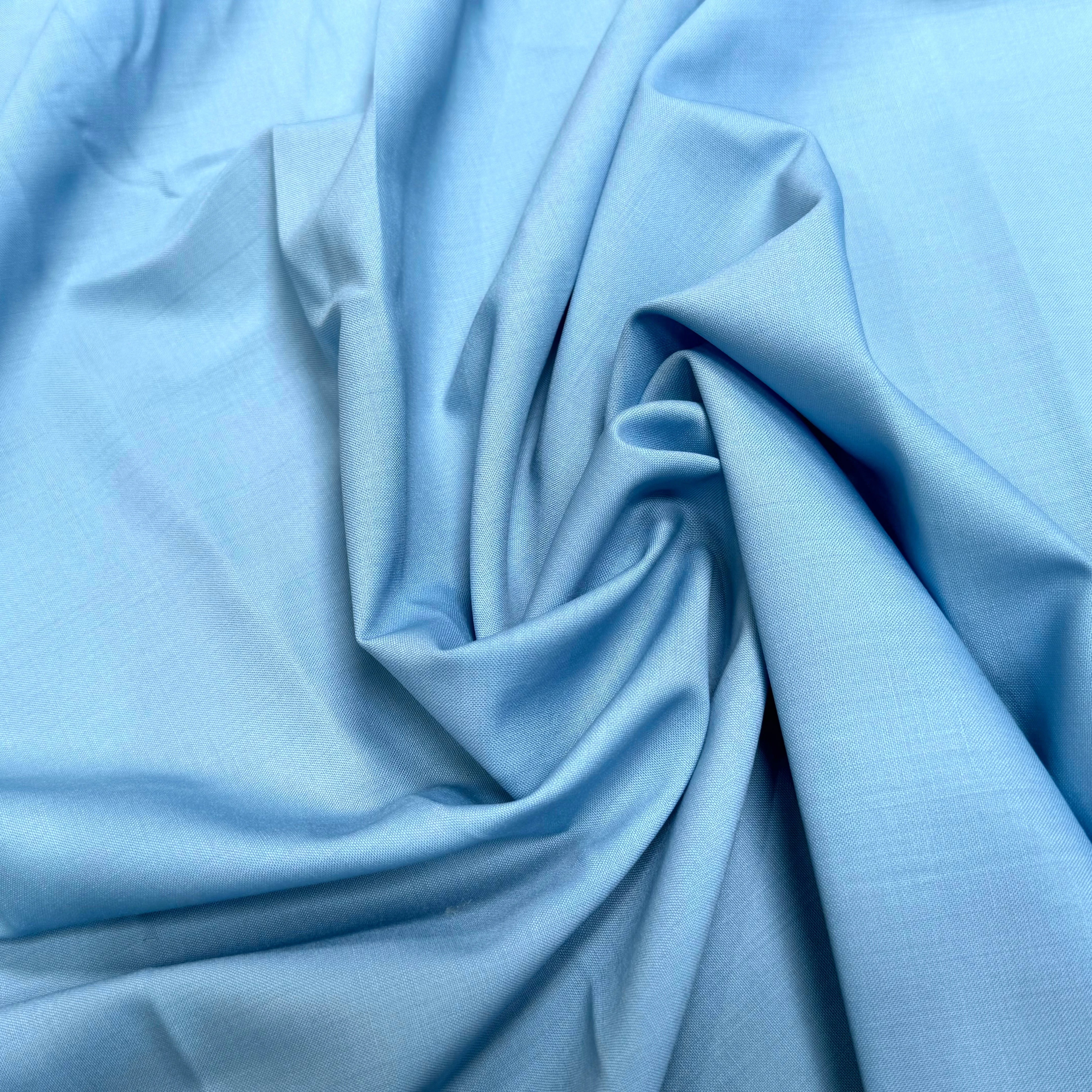 DRAPERIE DE LAINE MADE IN ITALY SUPER 100'S BLEU CIEL - My Little Coupon