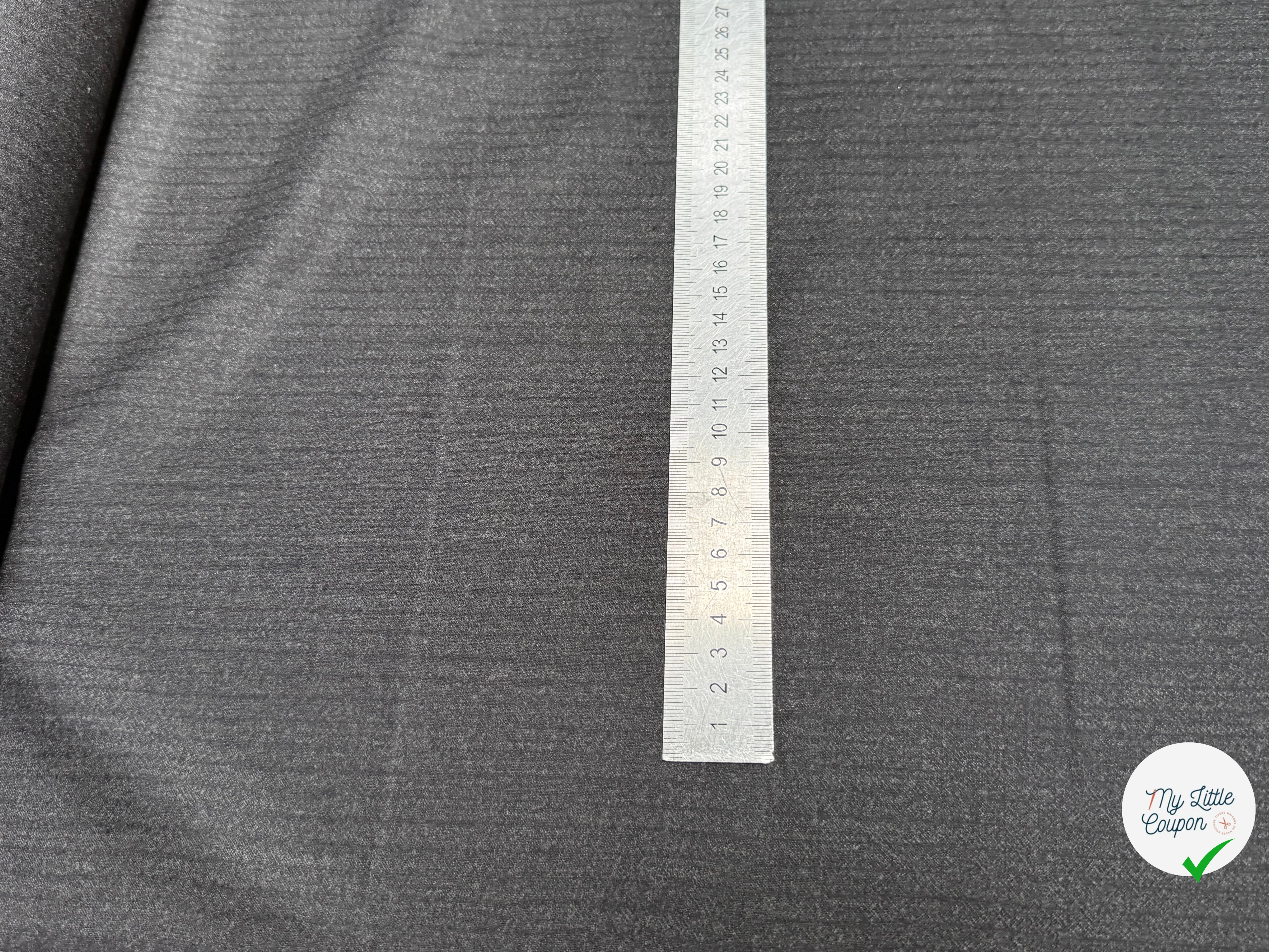 DRAPERIE DE LAINE RAYÉE GRIS BELLE TENUE - My Little Coupon