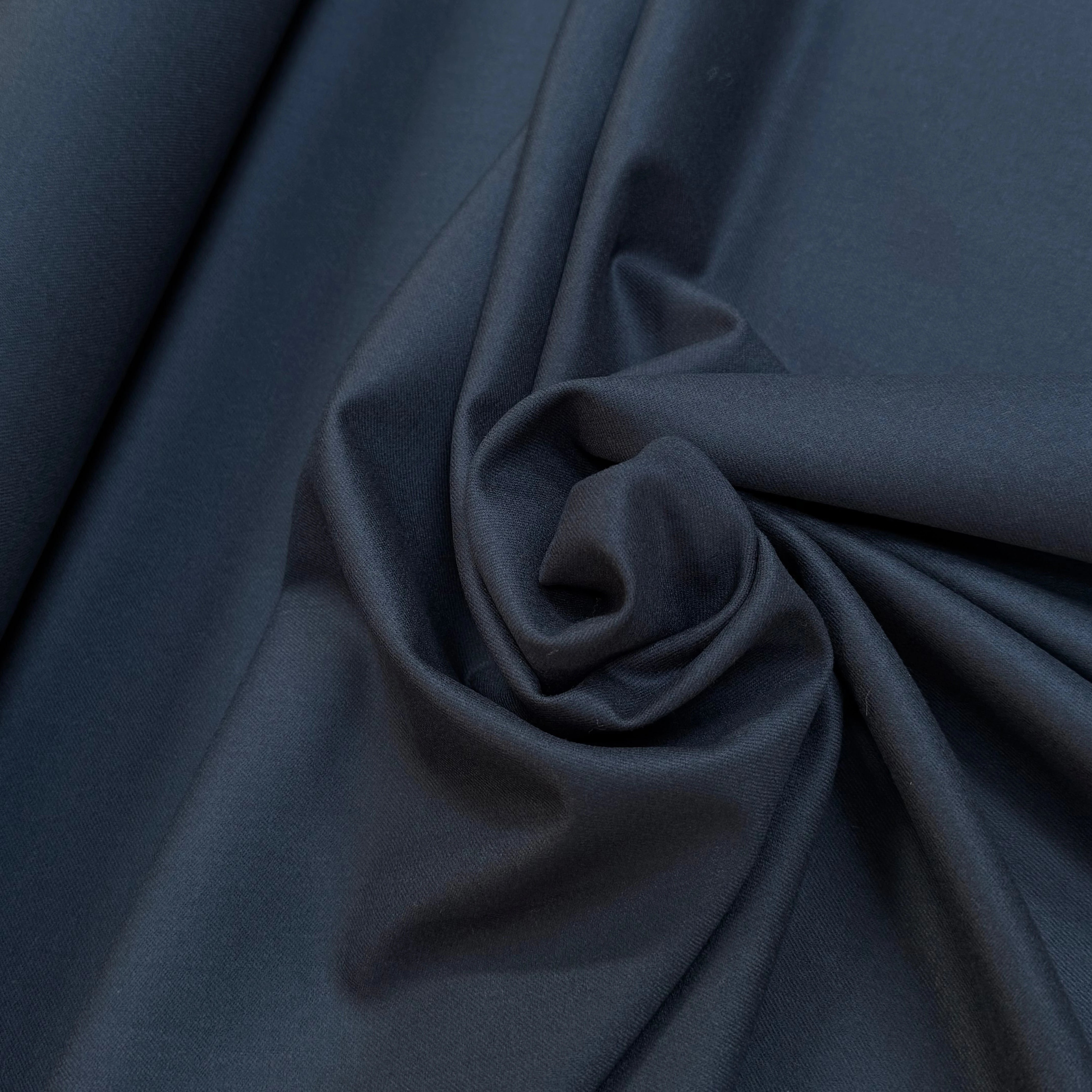 DRAPERIE DE LAINE STRETCH TOUCHER RAFFINÉ BLEU GRIS - My Little Coupon