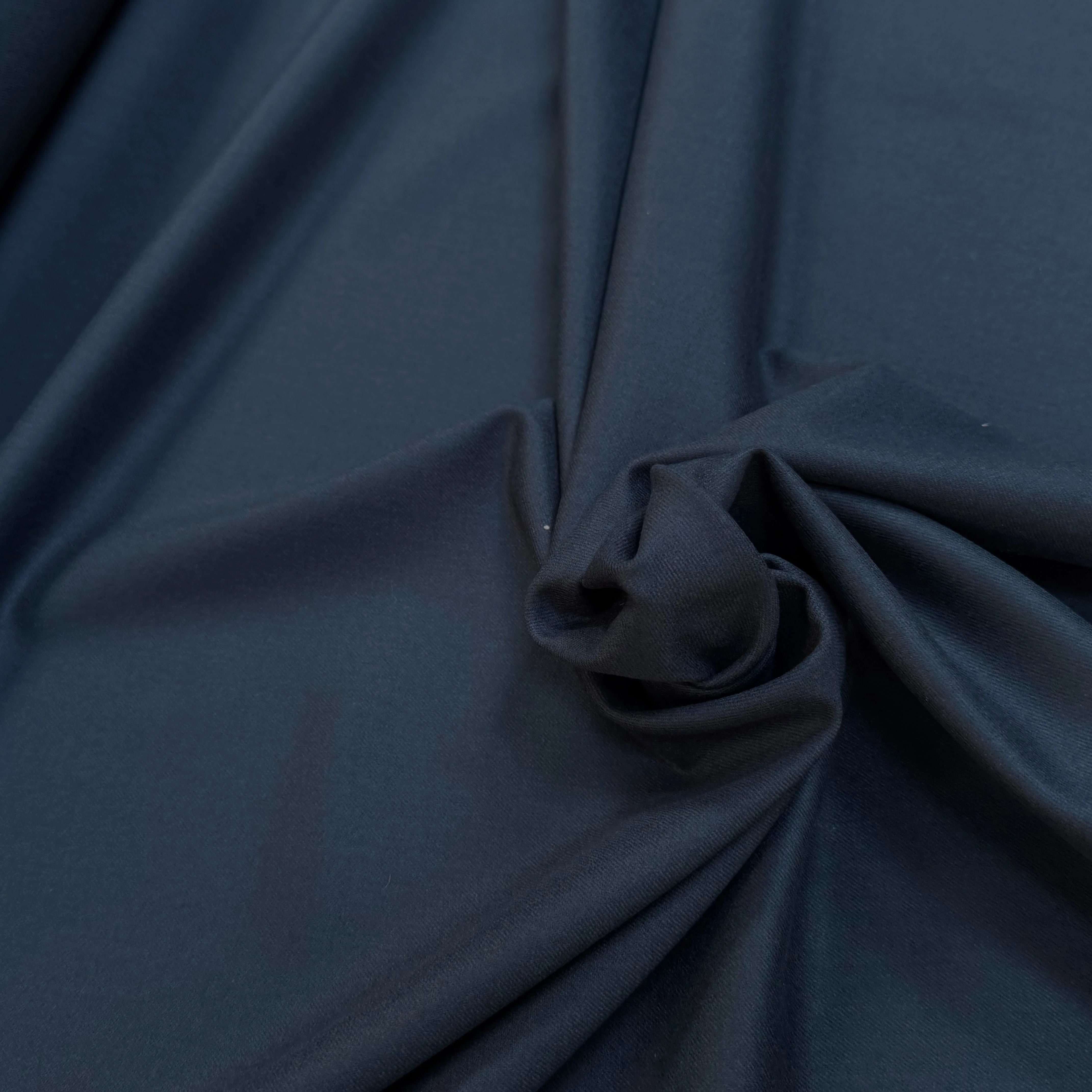 DRAPERIE DE LAINE STRETCH TOUCHER RAFFINÉ BLEU GRIS - My Little Coupon