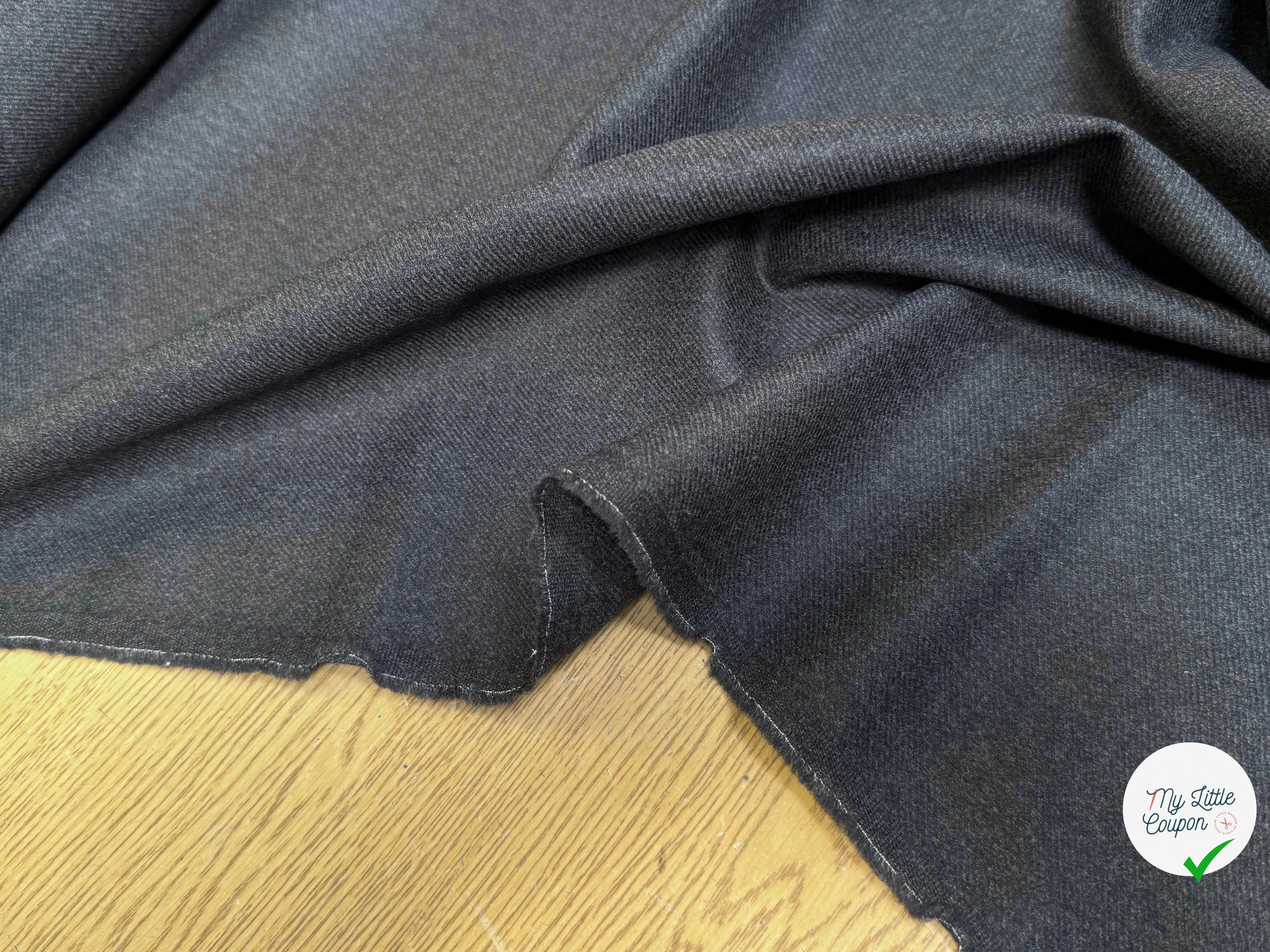 DRAPERIE DE LAINE SUPERBE TENUE STRETCH GRIS - My Little Coupon
