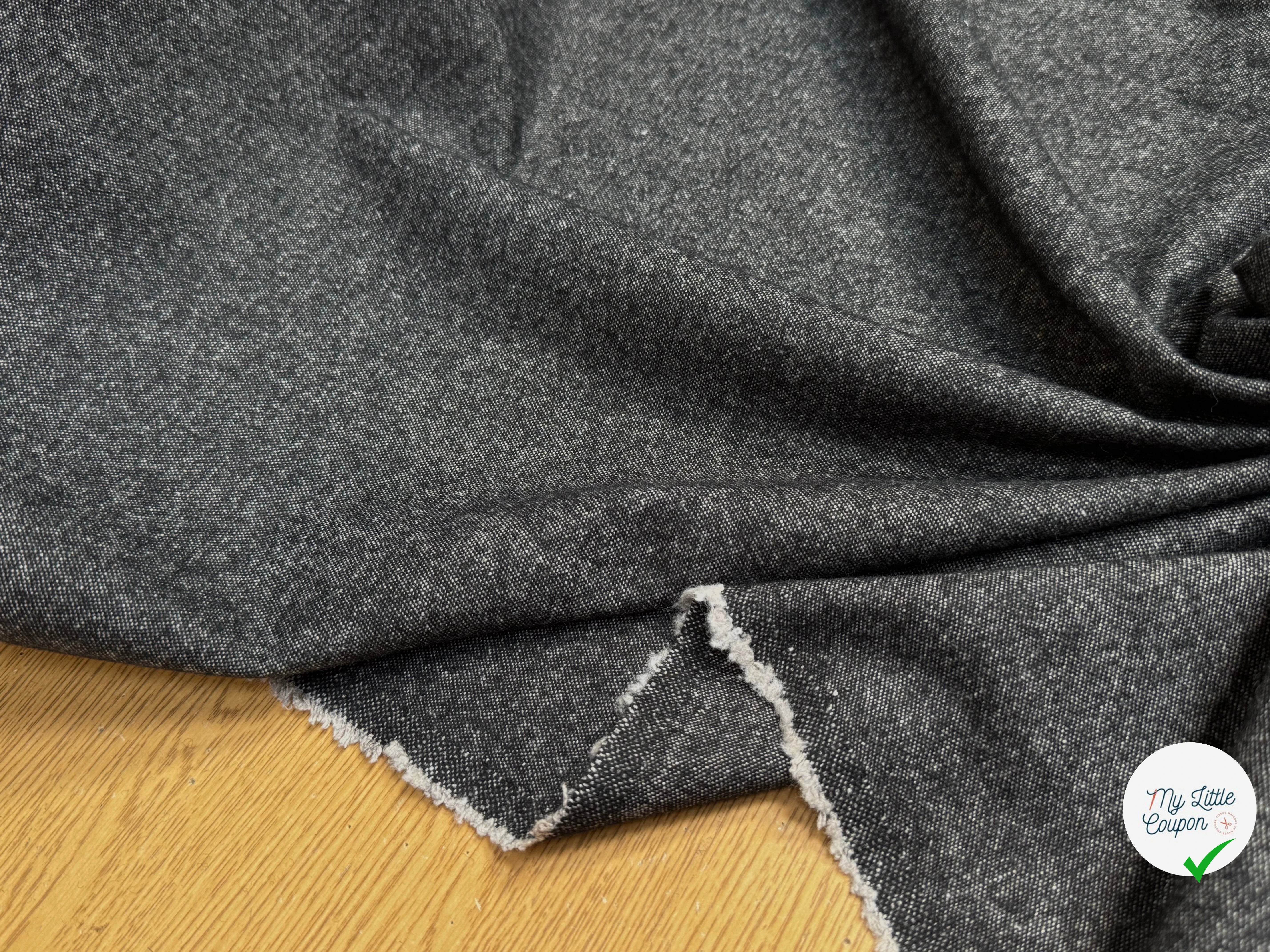 DRAPERIE DE LAINE TOUCHER DOUX 80% LAINE GRIS CHINÉ - My Little Coupon
