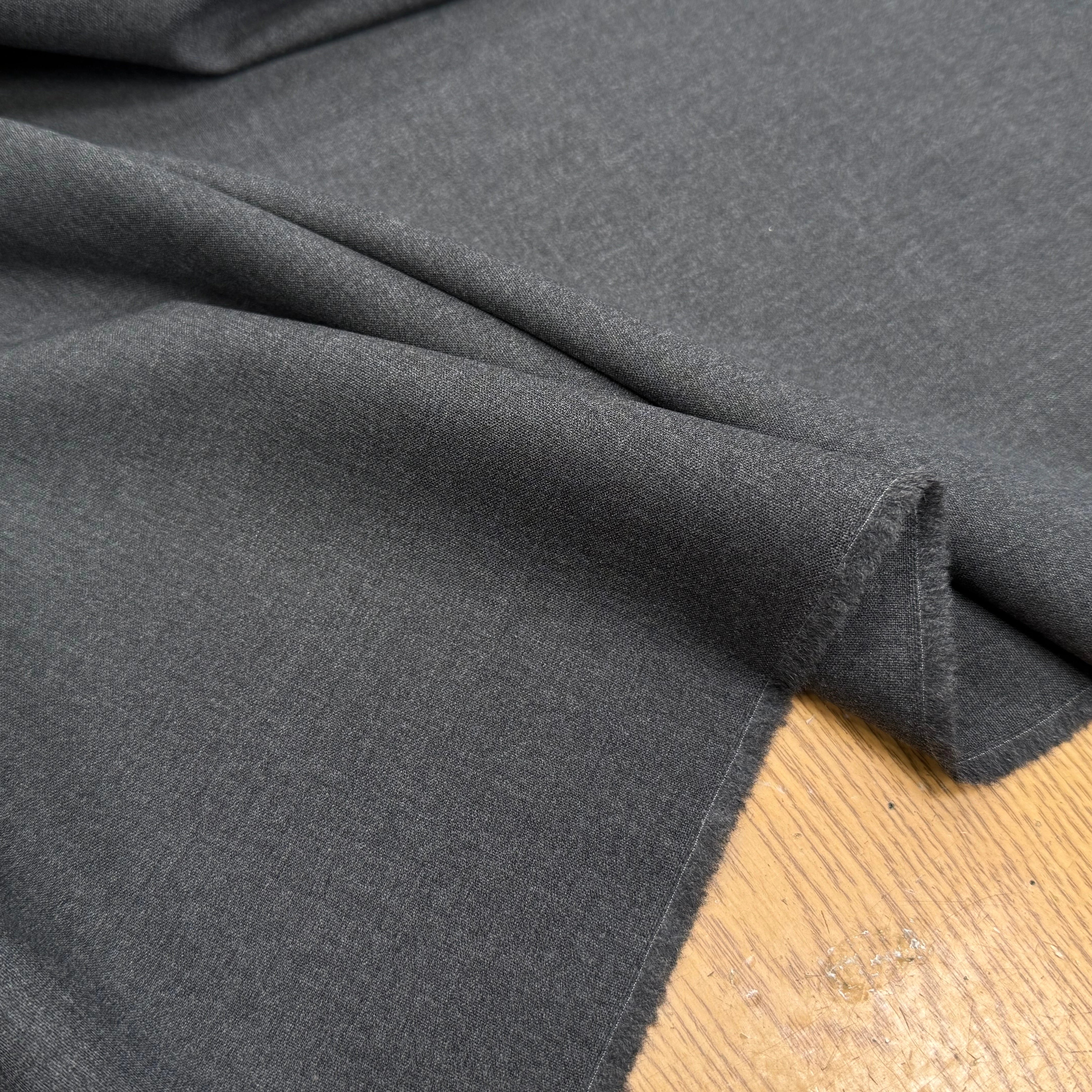 DRAPERIE DE LAINE TRÈS BELLE TENUE GRISE 96% LAINE VIERGE - My Little Coupon