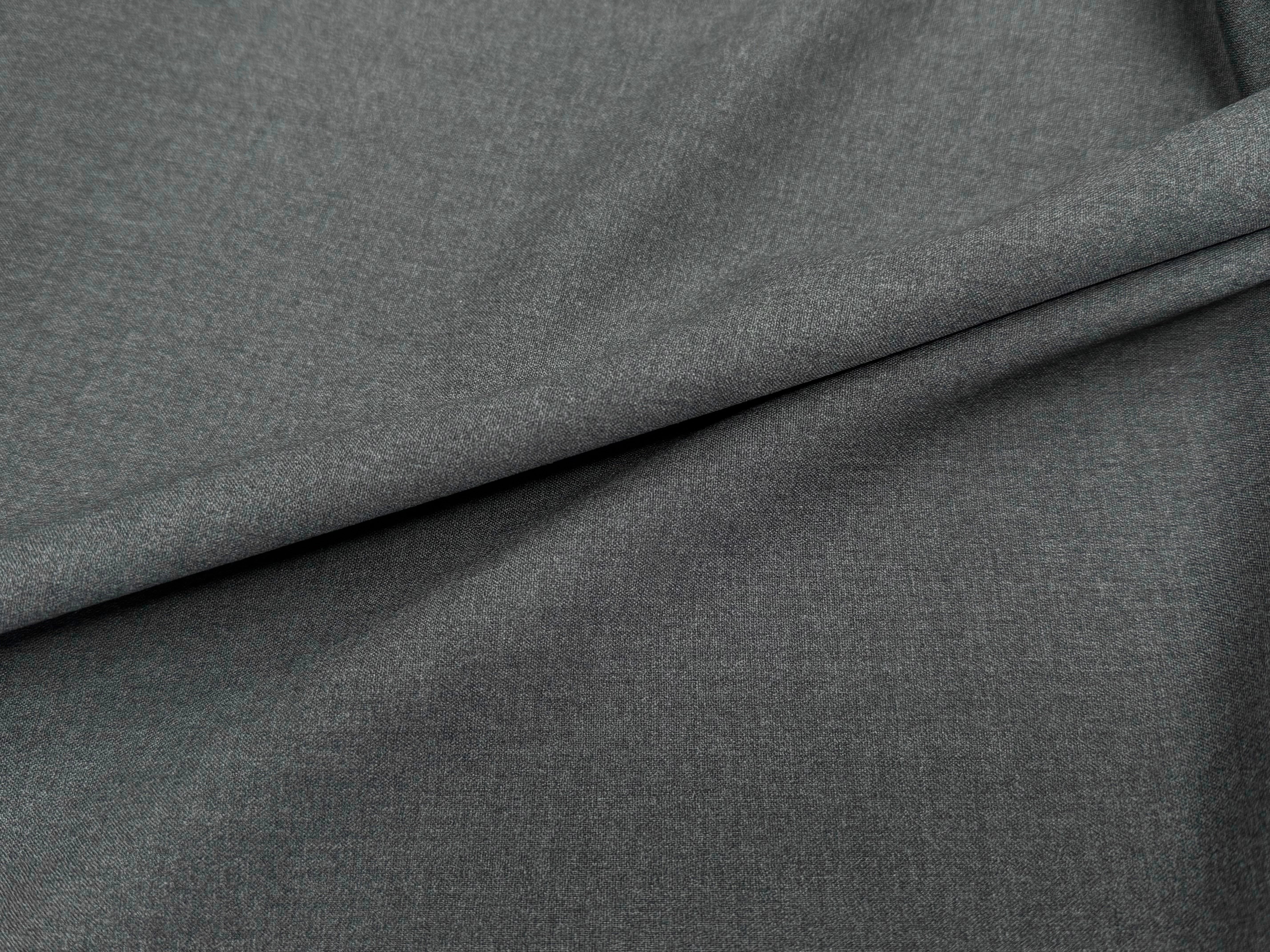 DRAPERIE DE LAINE TRÈS BELLE TENUE GRISE 96% LAINE VIERGE - My Little Coupon